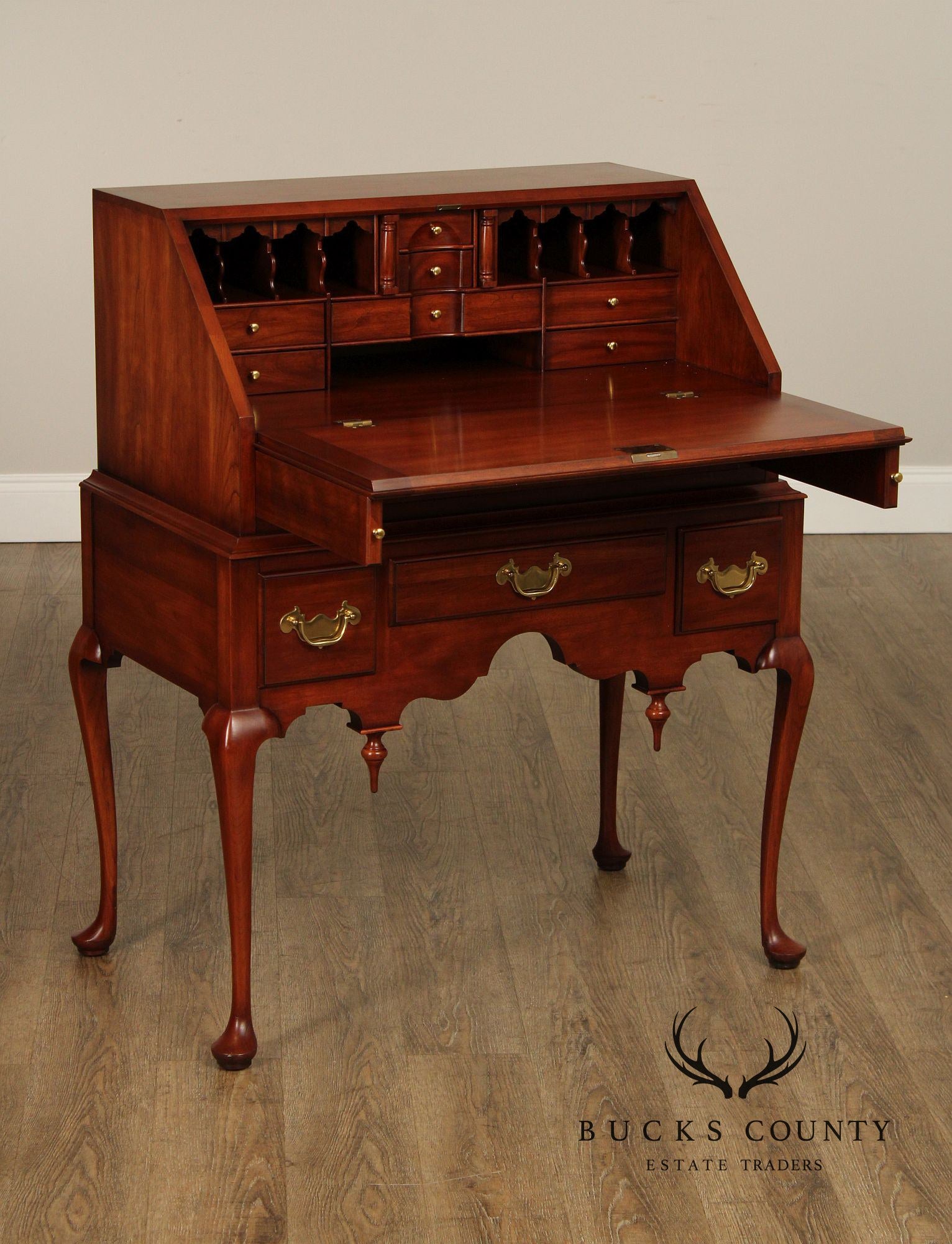 Henkel Harris SPNEA Cherry Slant Front Lady Astor Writing Desk