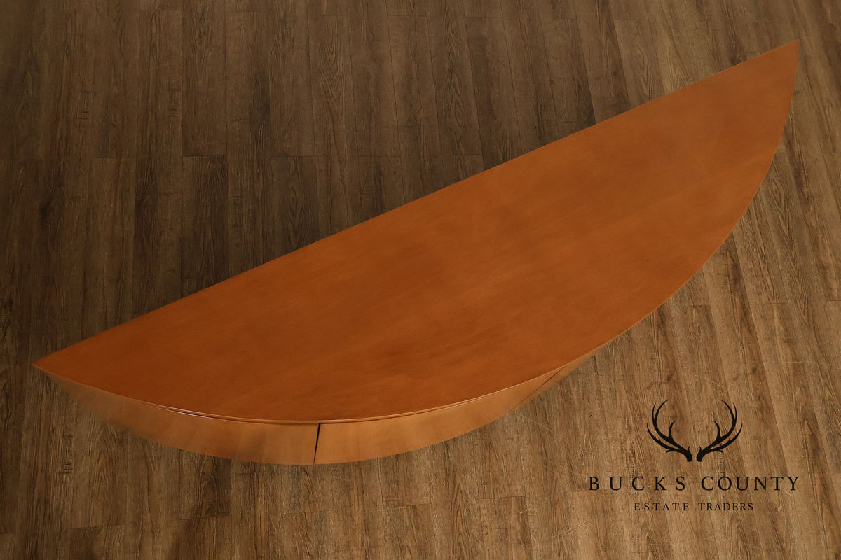 Pietro Costantini Contemporary Curved Four Door Wood Buffet