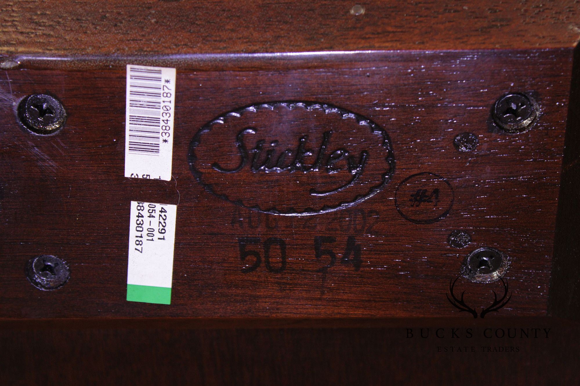 Stickley Federal Style Mahogany Pie Crust Tea Table