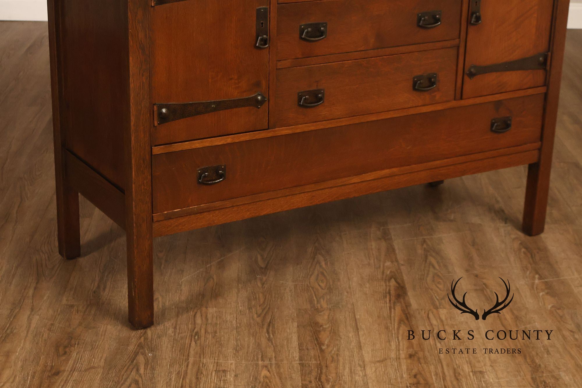 Antique L. & J.G. Stickley No. 735 Mission Oak Sideboard
