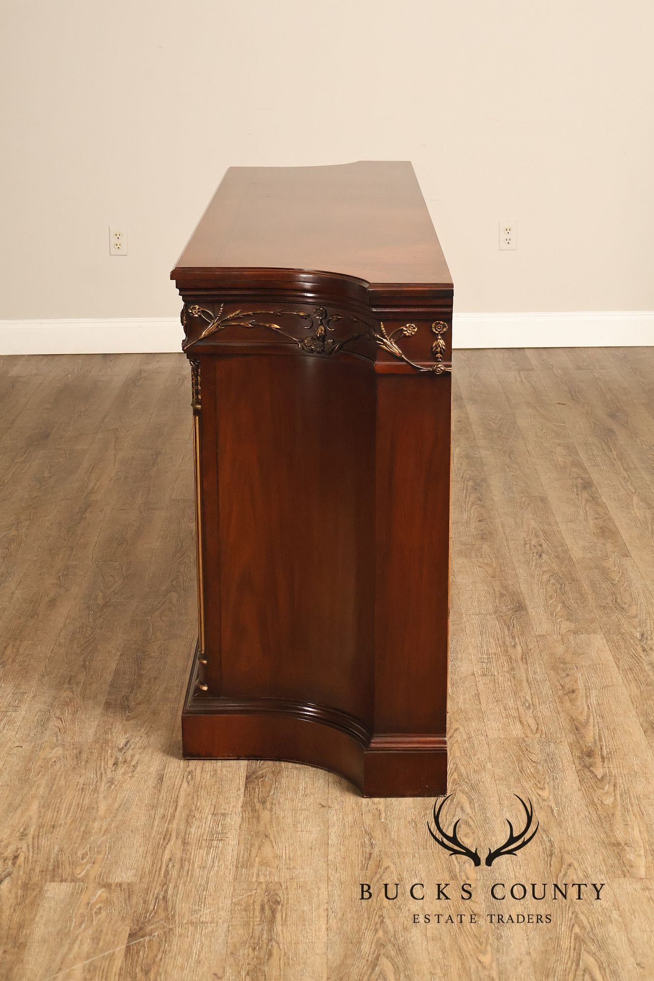 EJ Victor Mahogany Neoclassical Louis XVI Style Sideboard