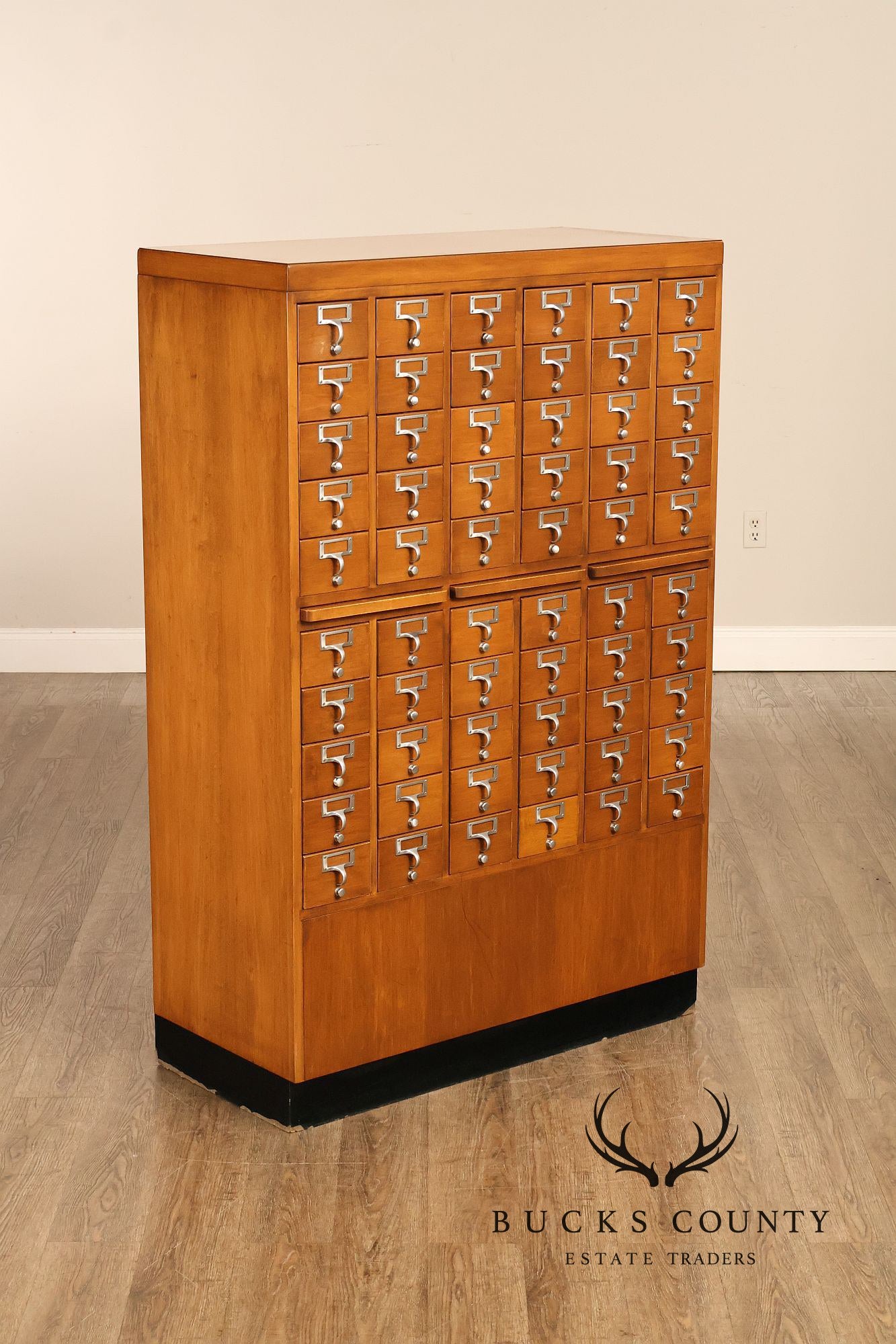 Mid Century 60-Drawer Library Card Catalog