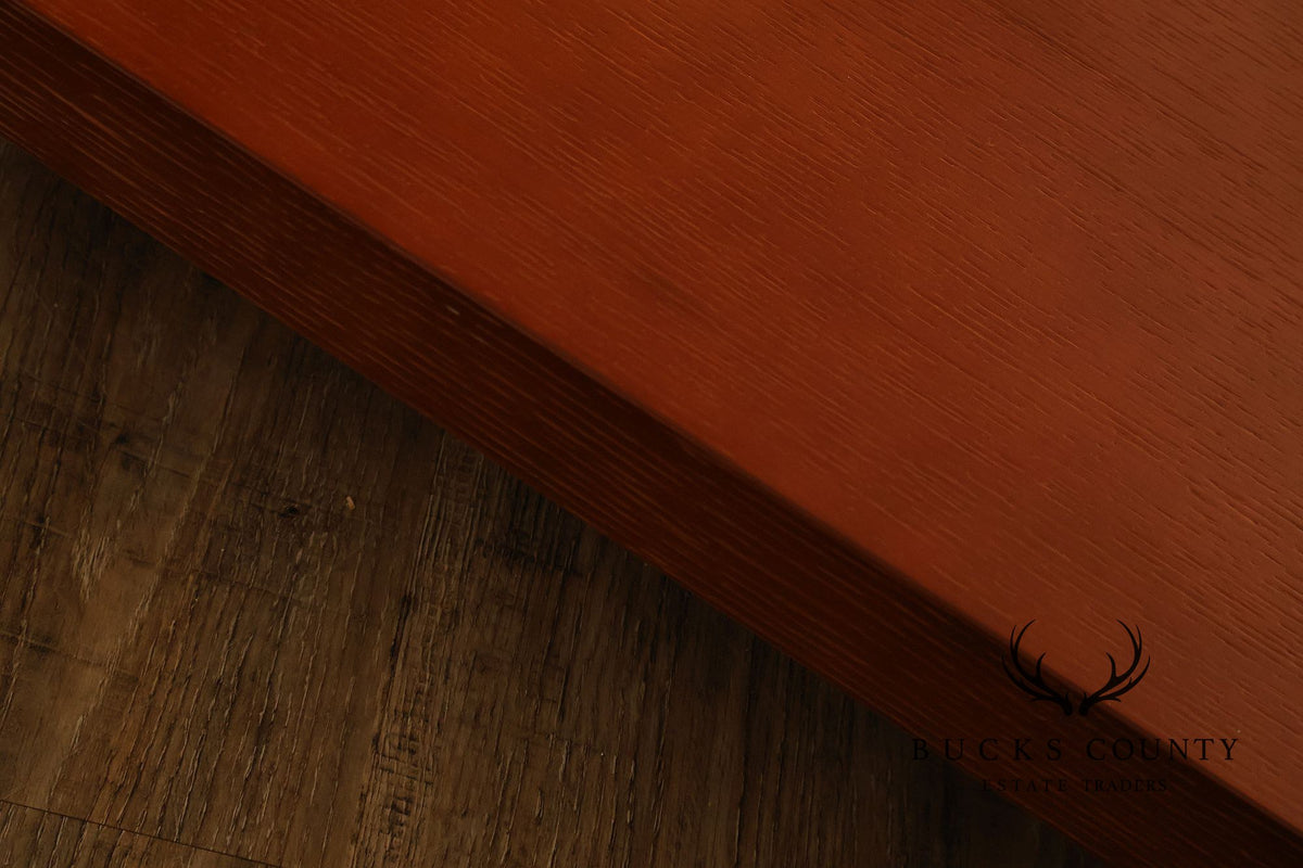 Modern Low Profile Square Coffee Table