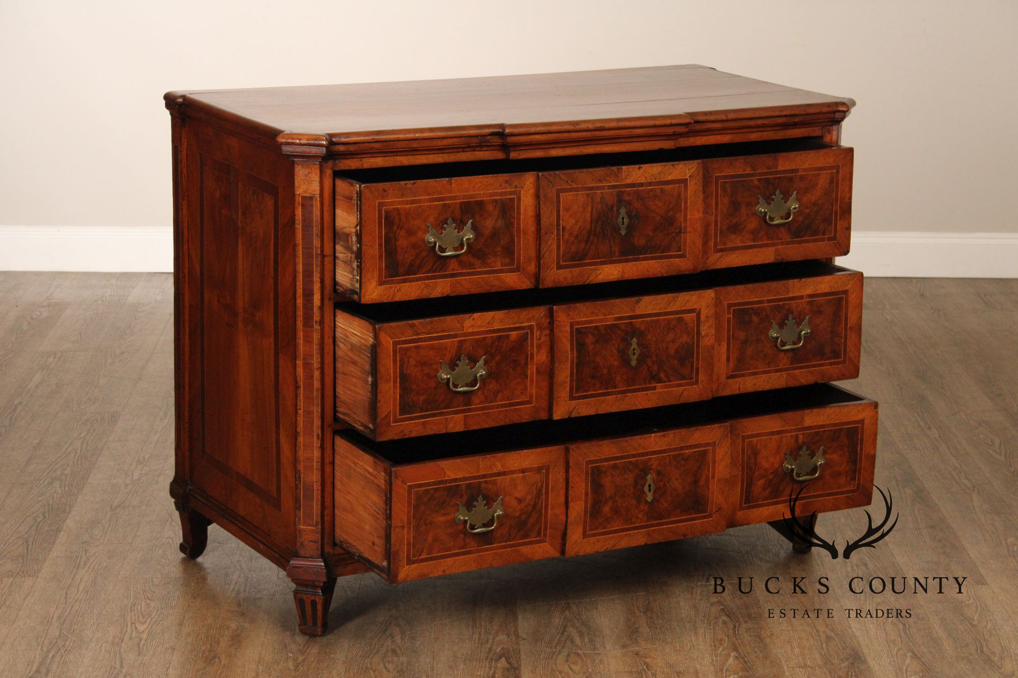 Antique Louis XVI Walnut Chest of Drawers