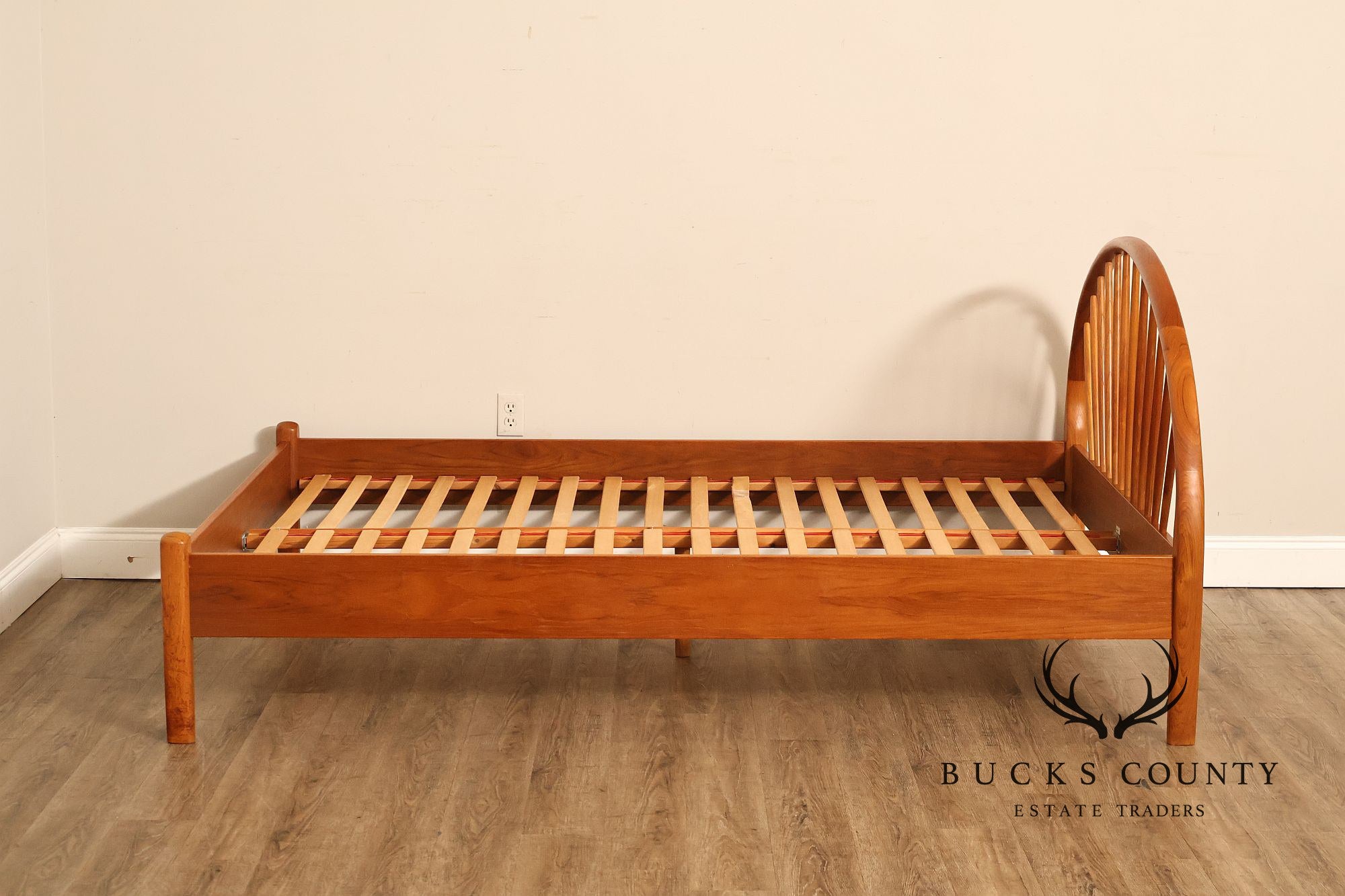 Jespersen Danish Modern Teak Queen Bed Frame