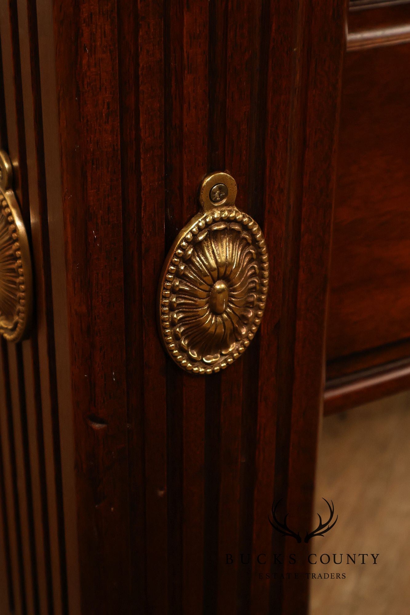 Henkel Harris Carved Mahogany King Poster Bed