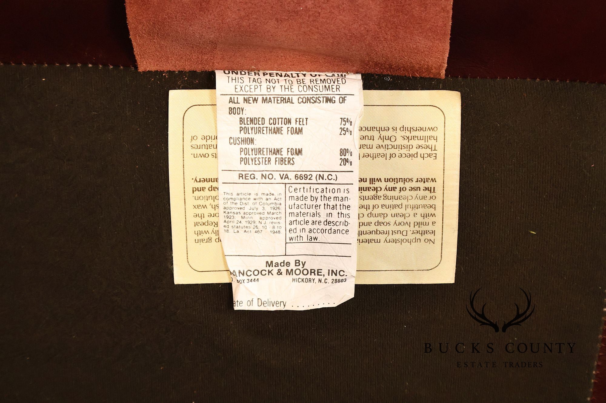 Hancock & Moore Austin High Back Leather Sofa