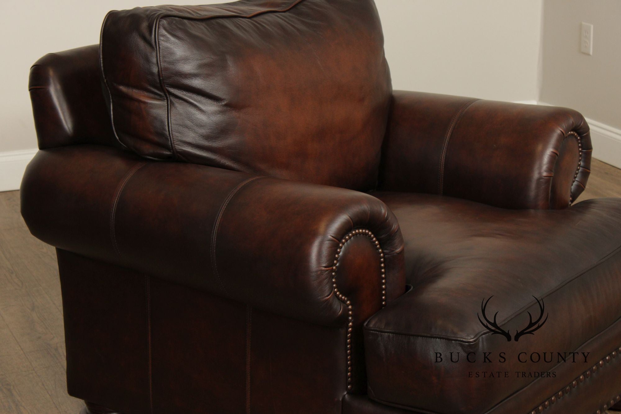 Bernhardt Traditional Leather Club Chair