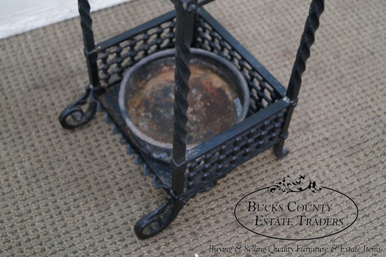 Bradley & Hubbard Antique Cast Iron Cane Stand