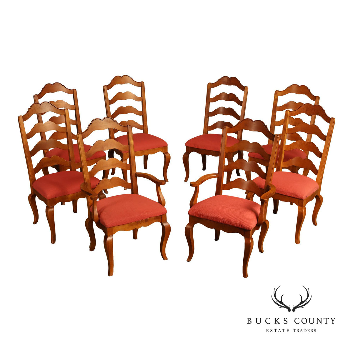Ethan Allen 'Legacy' Set of Eight Dining Chairs