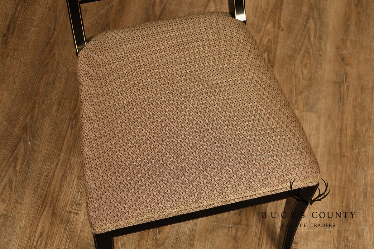 Kindel Mahogany Sleigh Back Side Chair