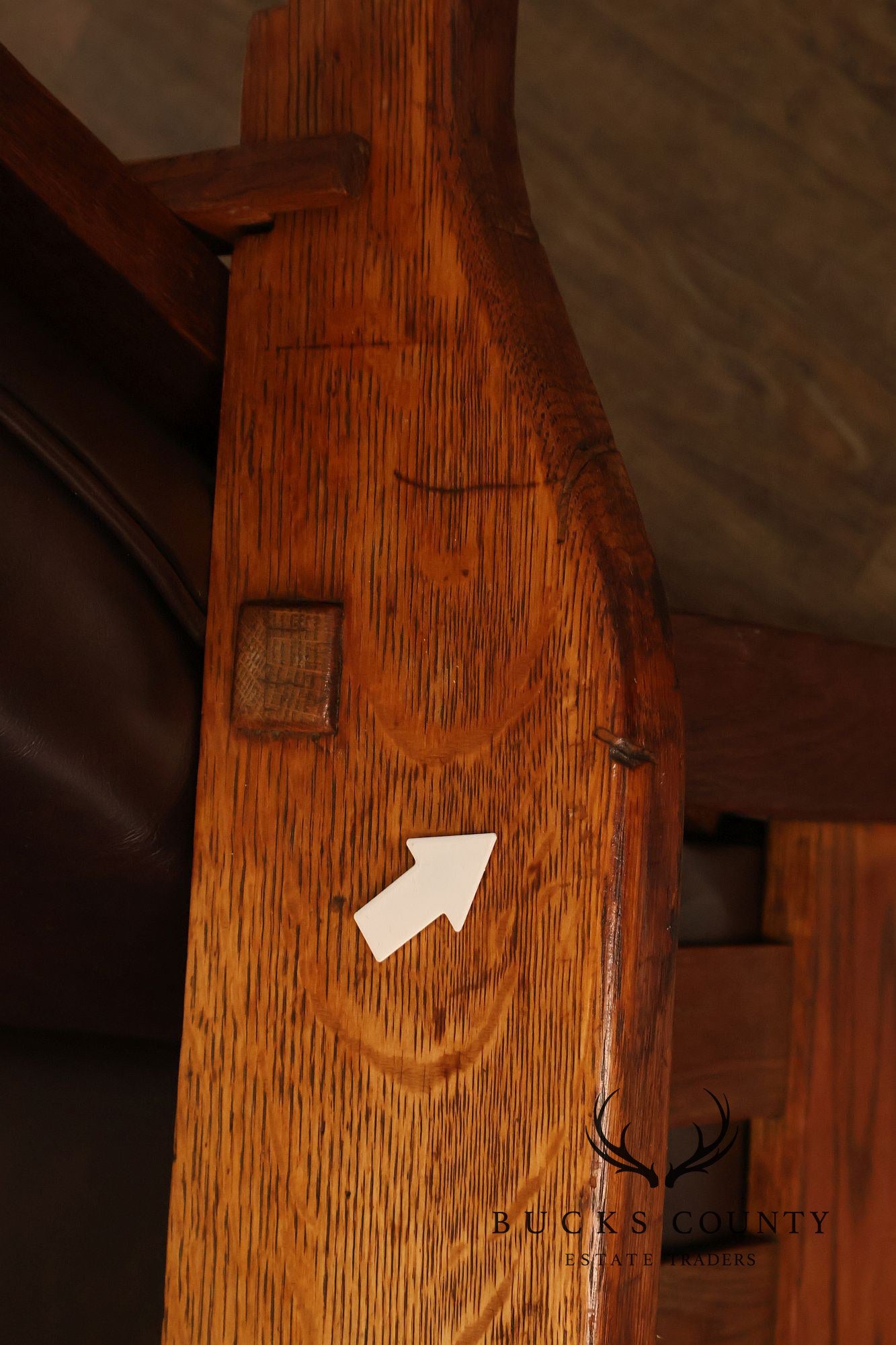 Antique Harden Arts & Crafts Oak Morris Chair