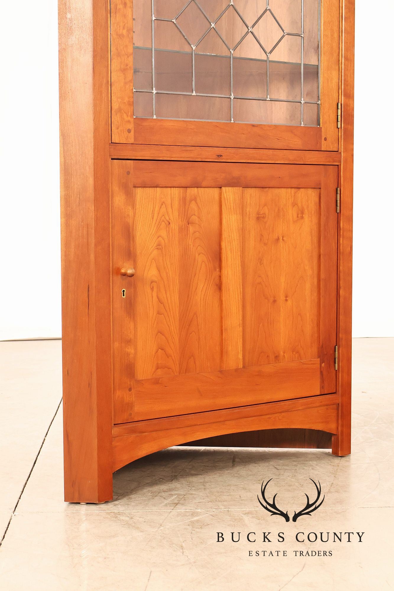 Stickley Mission Collection Cherry Corner Cabinet