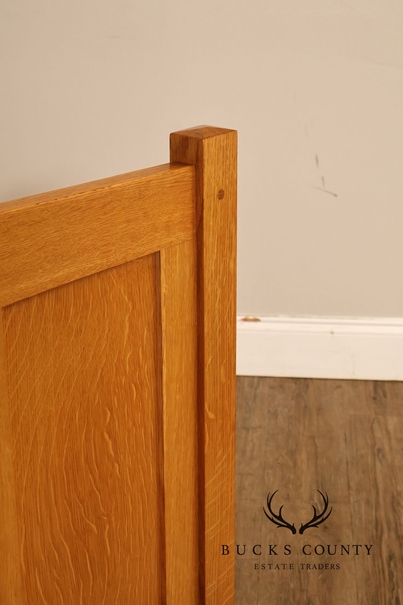 Stickley Mission Collection Oak Queen Panel Bed