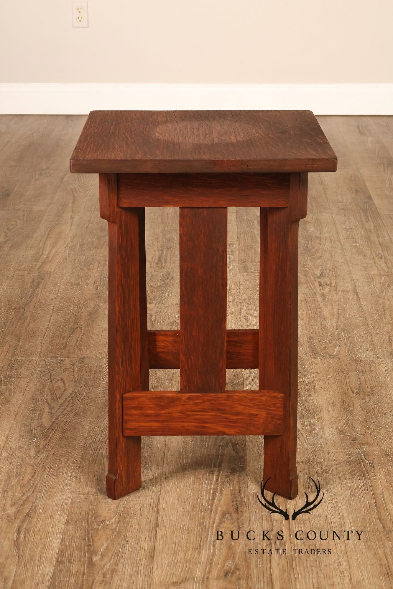 Stickley Brothers Antique Mission Oak Tabouret