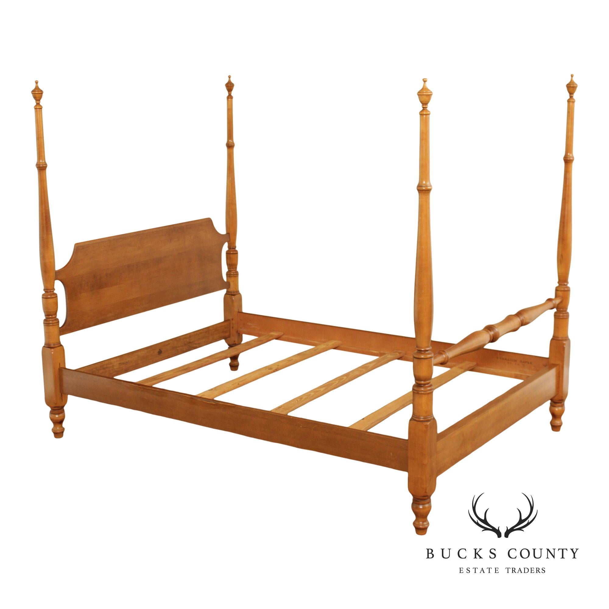 Heywood Wakefield Maple Full Size Poster Bed