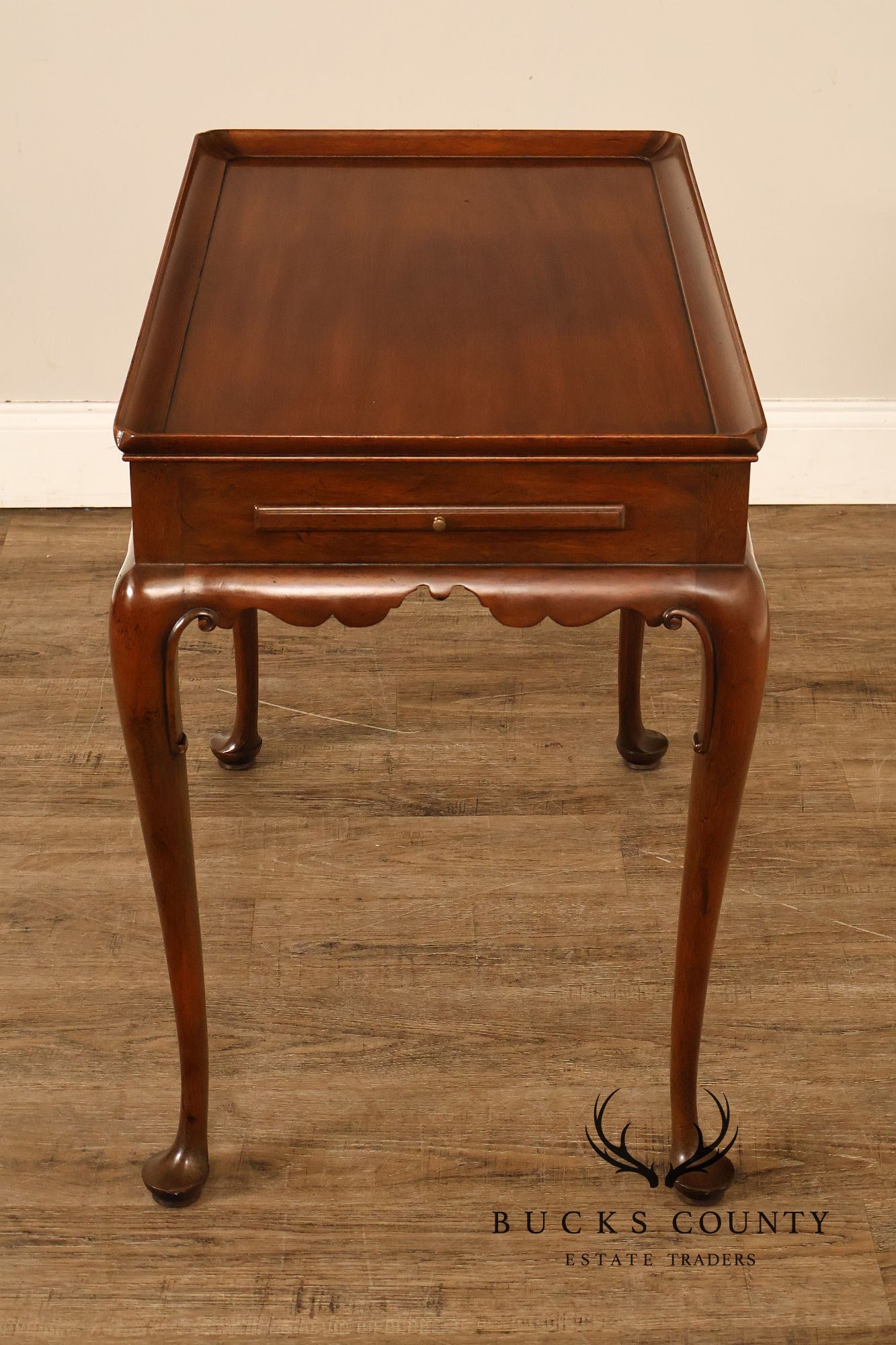 Kittinger Colonial Williamsburg Mahogany Queen Anne Tea Table
