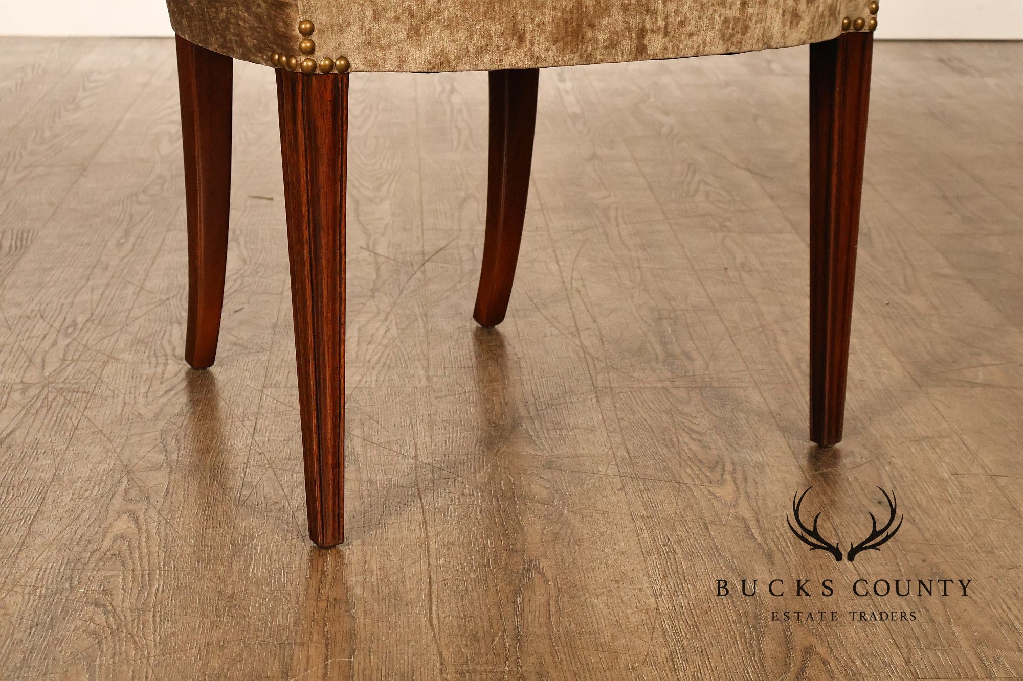 Karges Federal Style Set of Eight Mahogany Dining Chairs