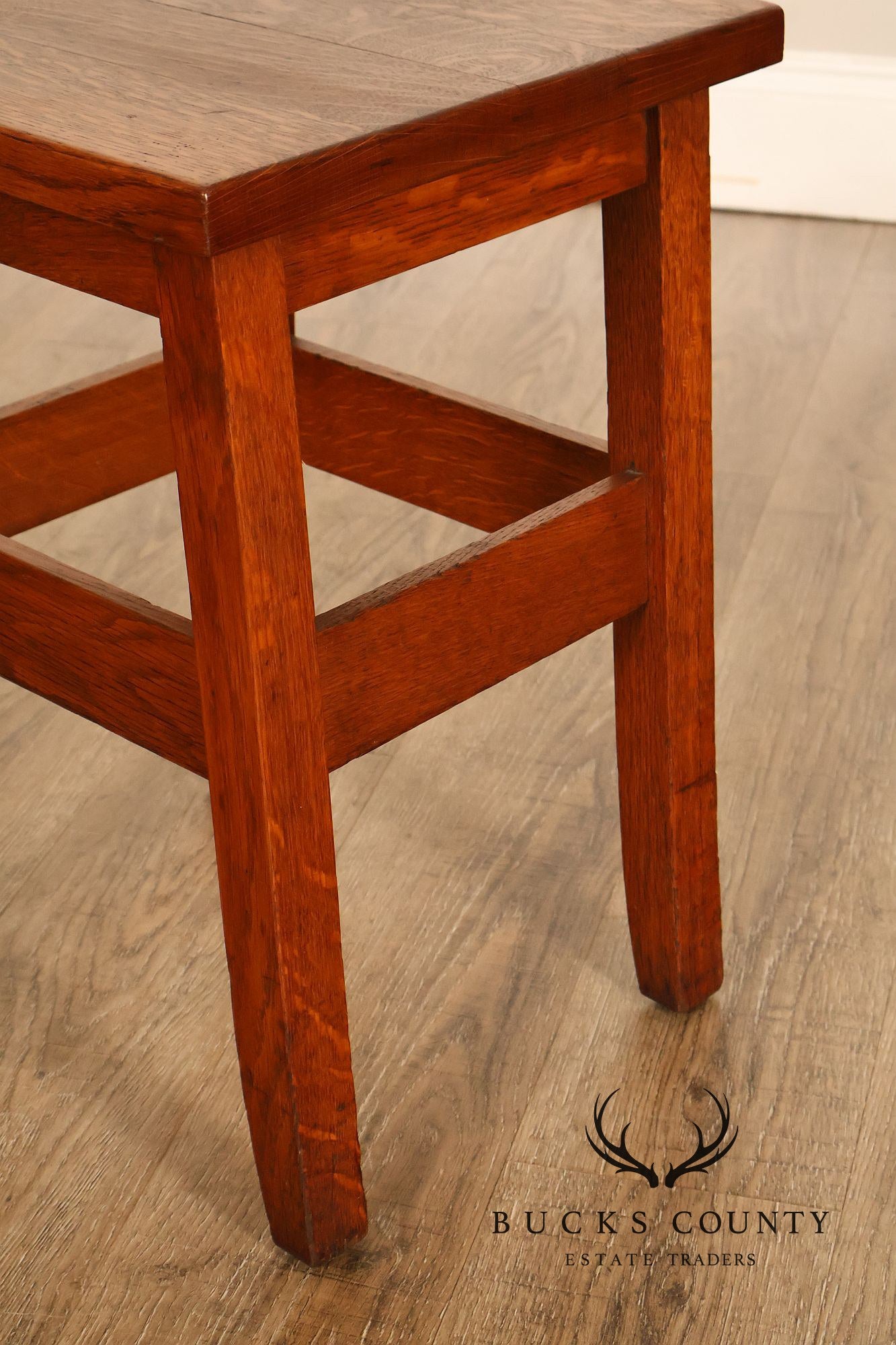 Stickley Brothers Arts And Crafts Oak Tabouret Stand Model #2582
