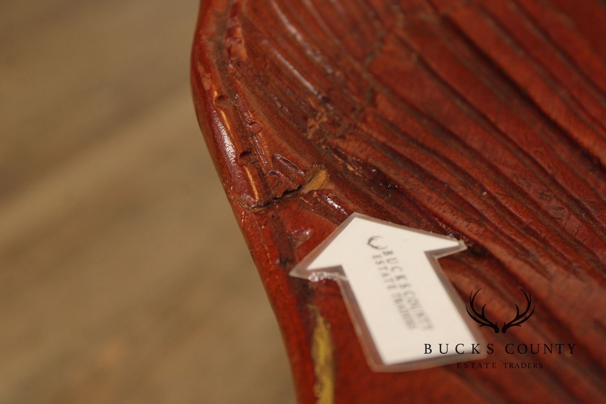 Venetian Carved and Partial Gilt Grotto Stool