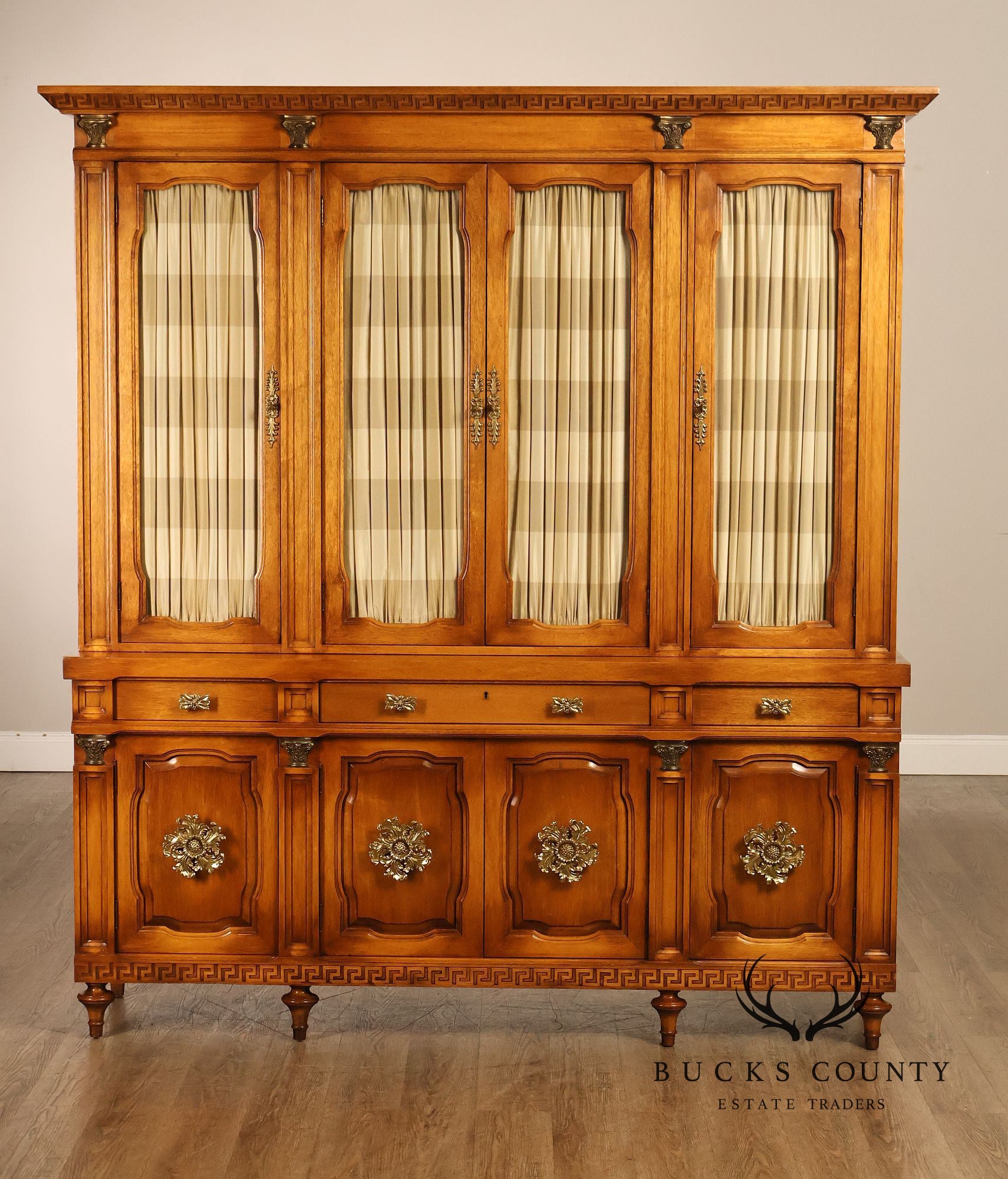 Daniel Jones Inc. Custom Regency Style Bookcase or China Cabinet