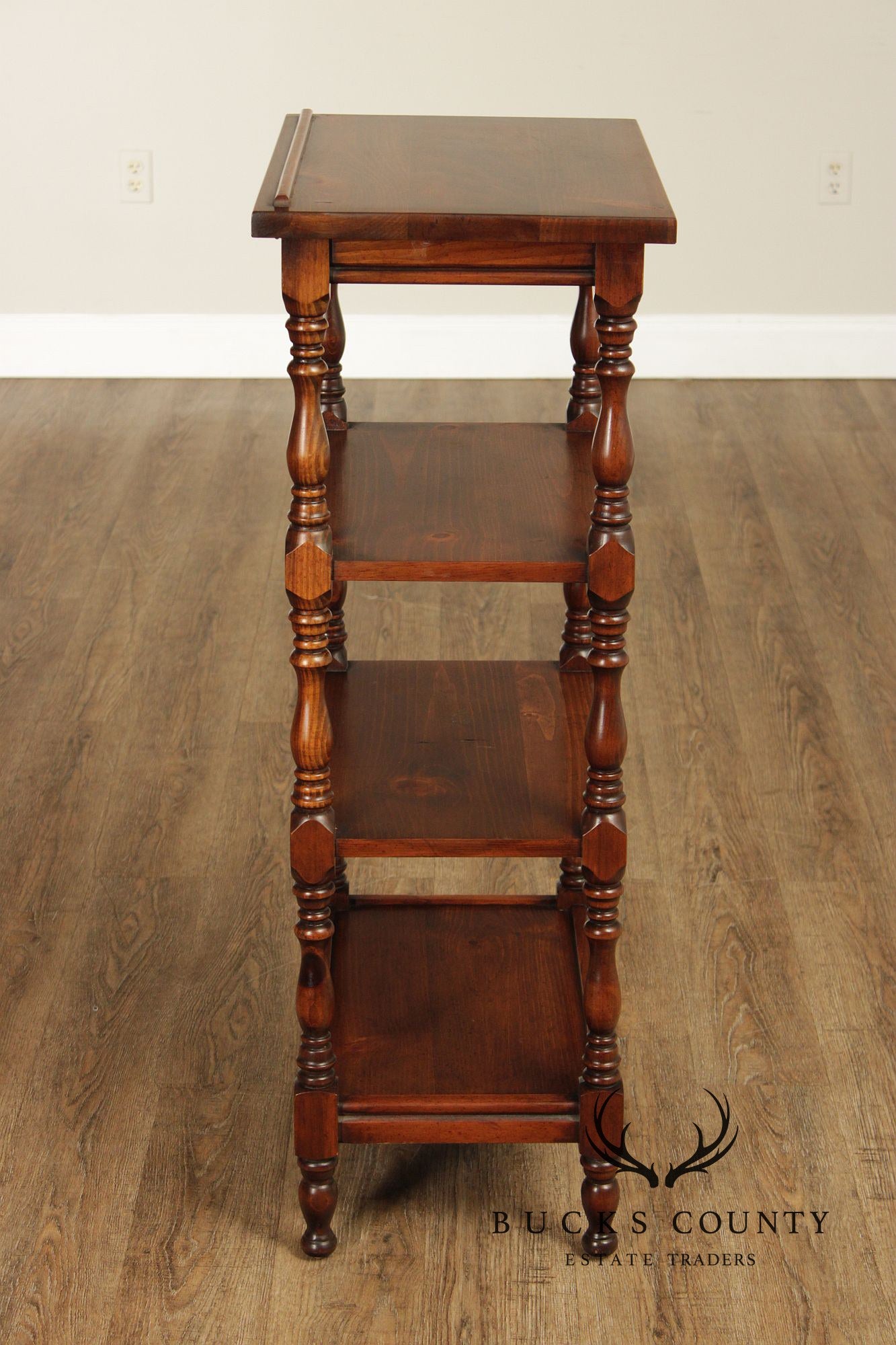 English Traditional Style Pine Bookcase Etagere Lectern