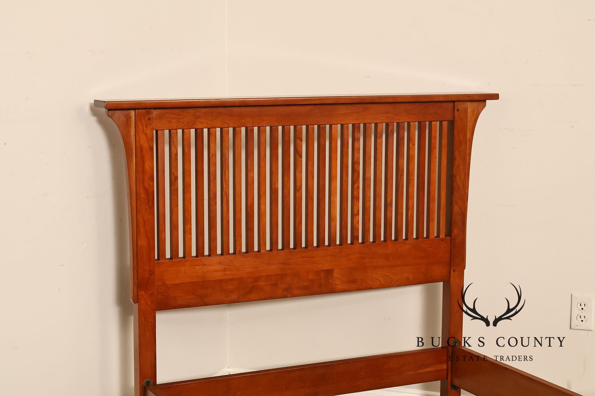 Stickley Mission Collection Cherry Spindle Twin Size Bed