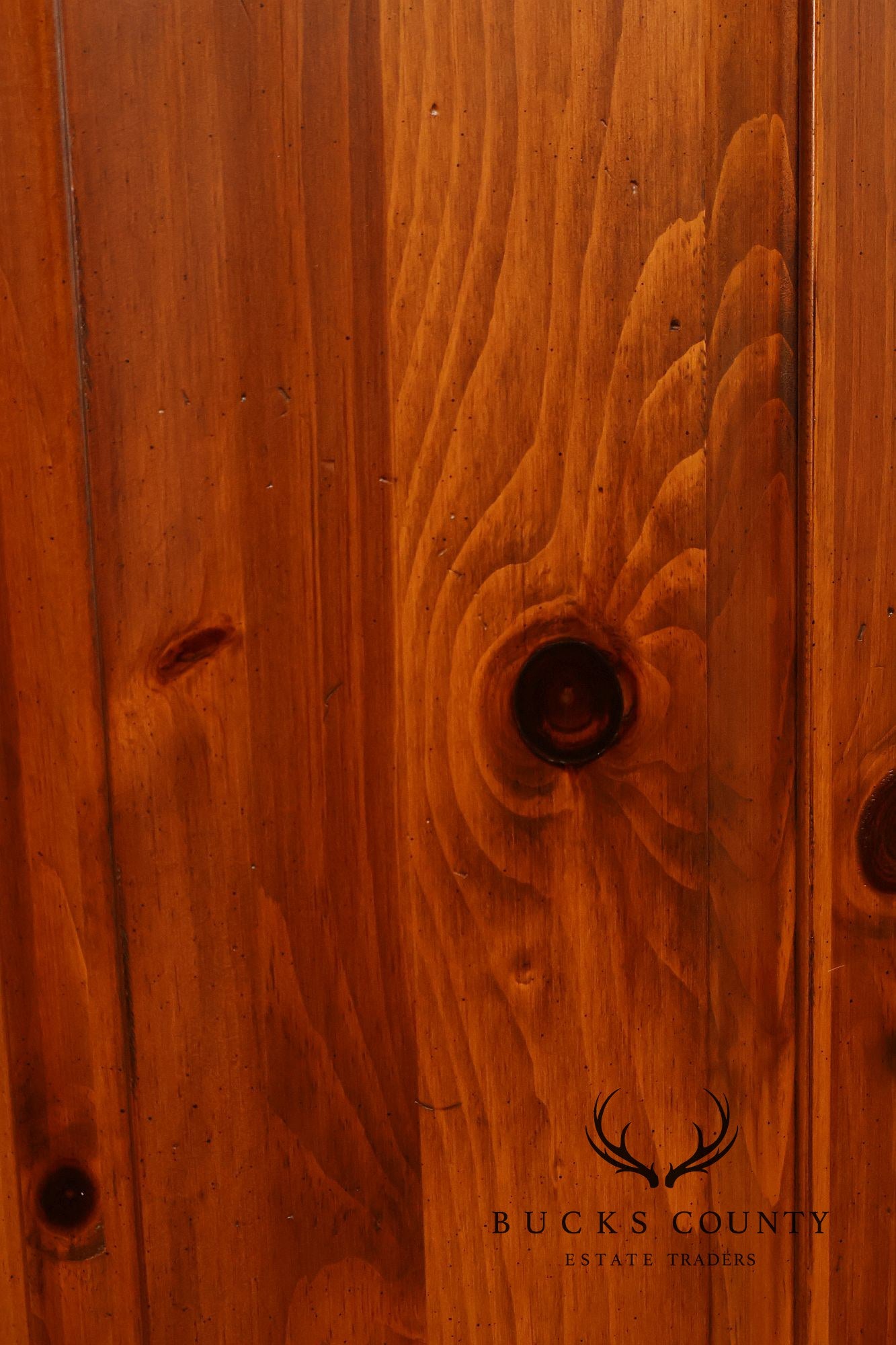 Ethan Allen Craftsman Collection Pine Tall Armoire With Interior Drawers