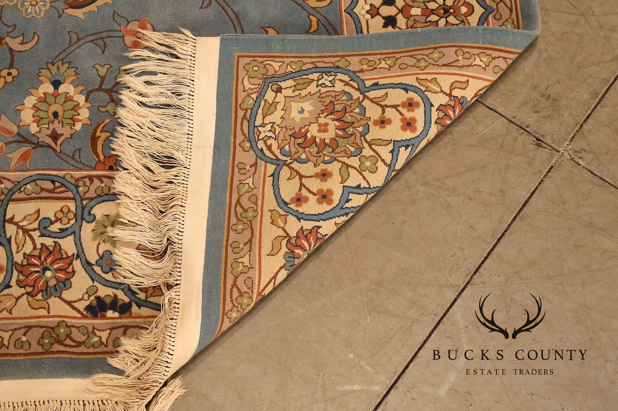 Persian Style Hand Knotted Wool Area Rug