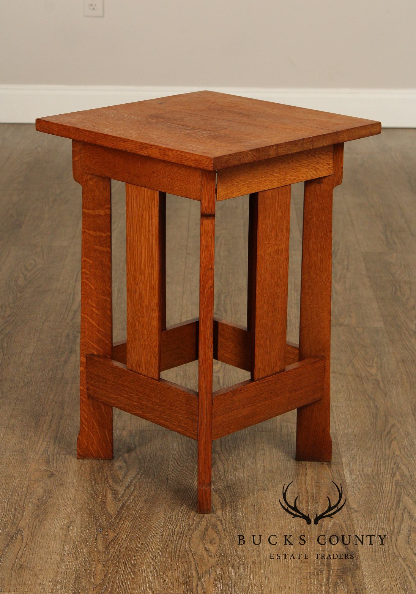 Stickley Brothers Antique Mission Oak Tabouret