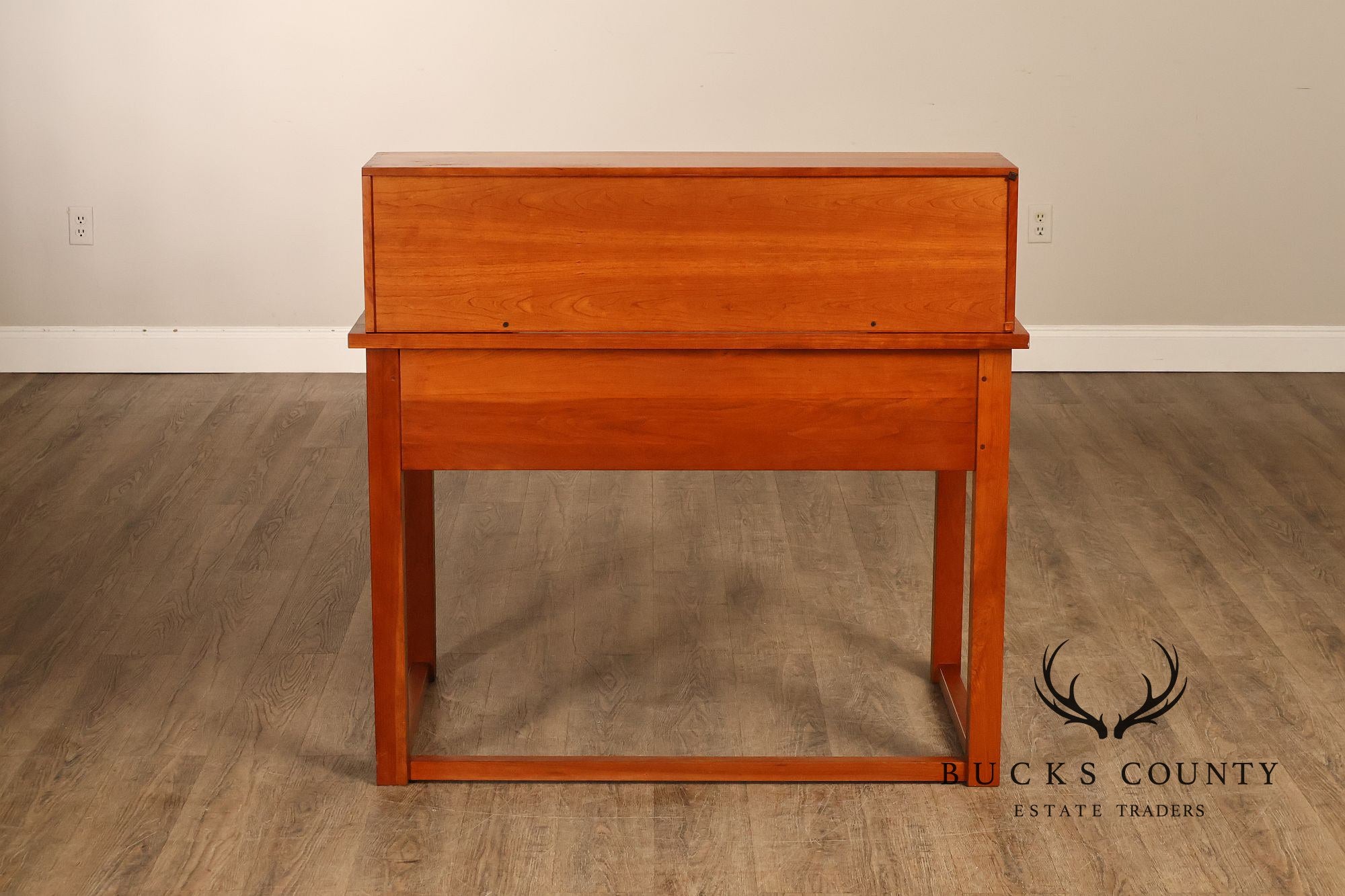 Stickley Mission Collection Cherry Writing Desk With Organizer Top