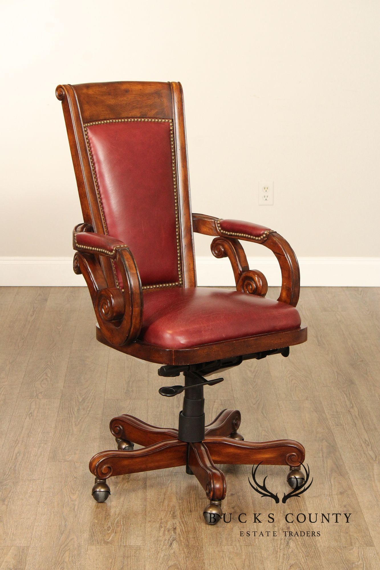 Bradington-Young Hooker Furniture 'Brayden' Leather Office Chair