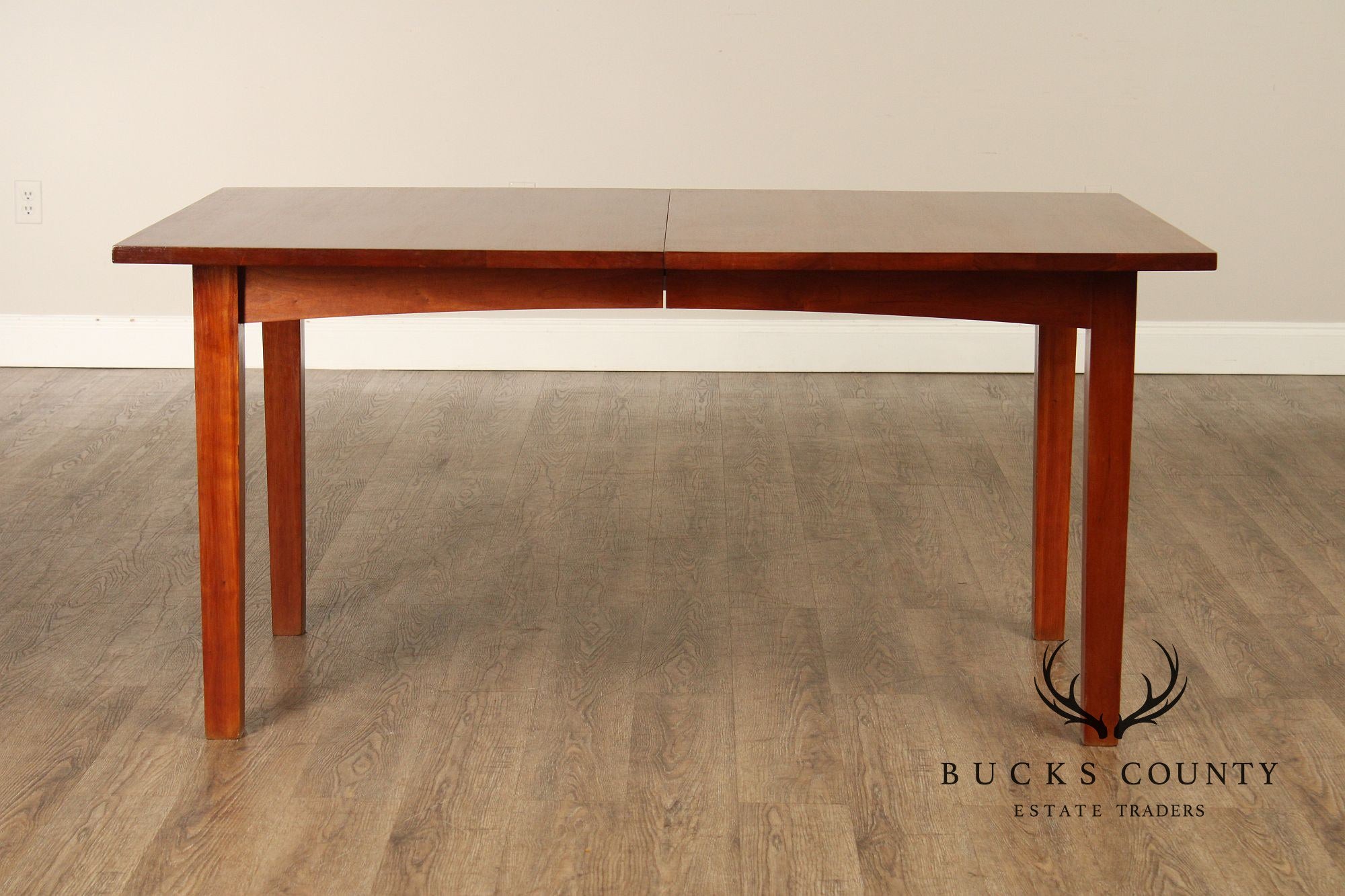 Vermont Furniture Cherry Extension Dining Table With Two Leaves