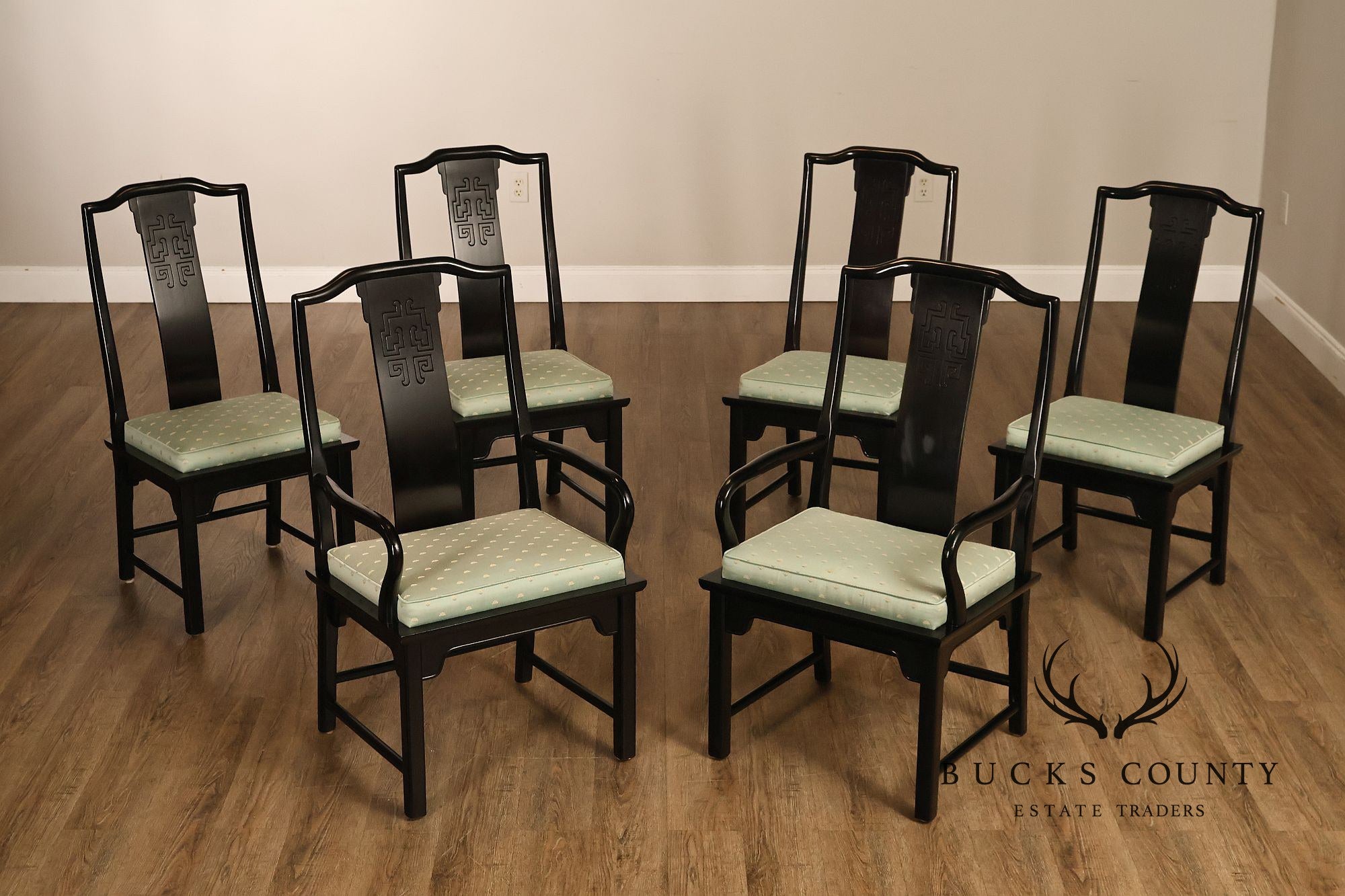 Raymond Sabota For Century Furniture Set Of 6 Chin Hua Dining Chairs