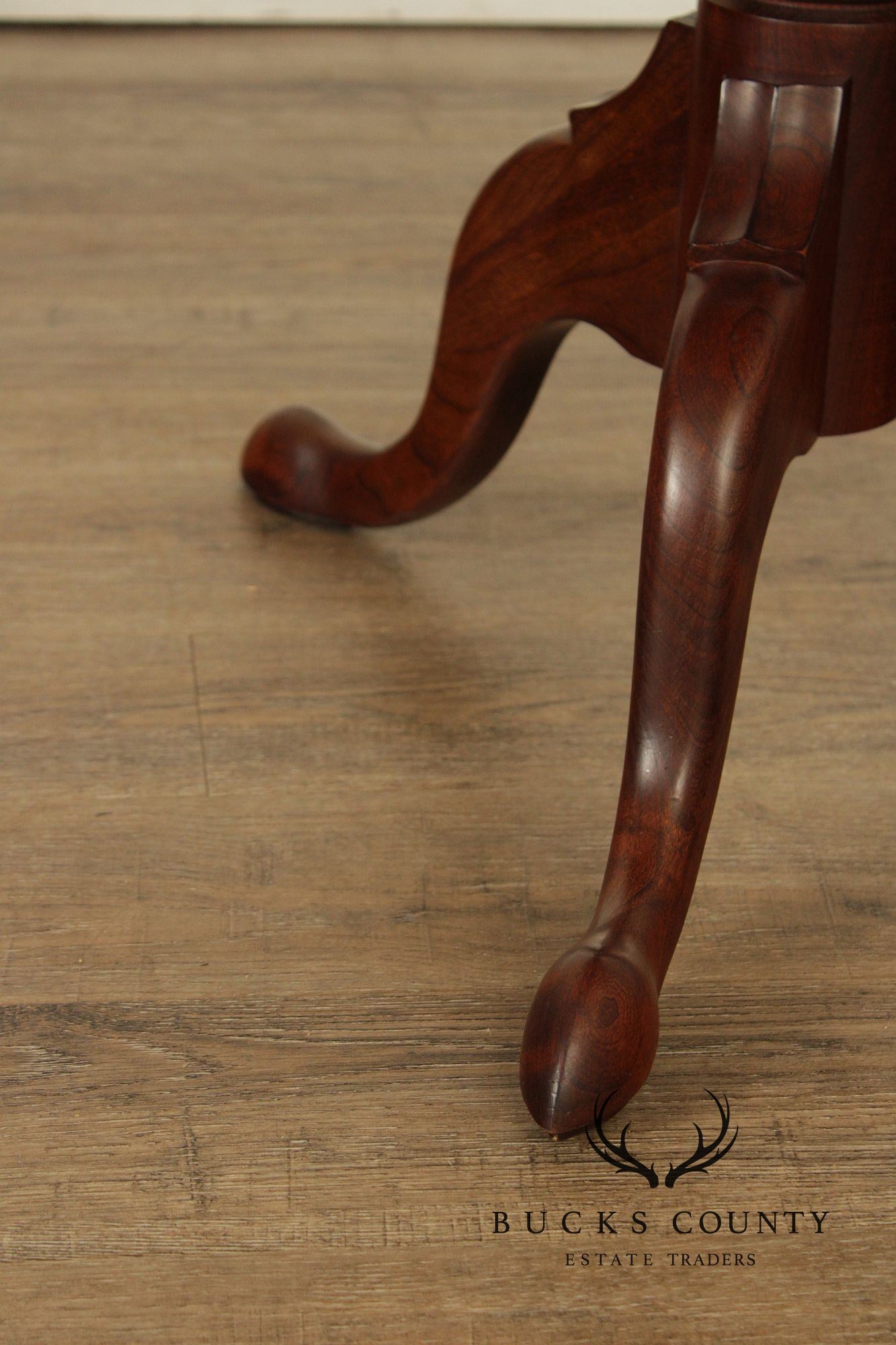 Pennsylvania House Chippendale Style Round Cherry Side Table