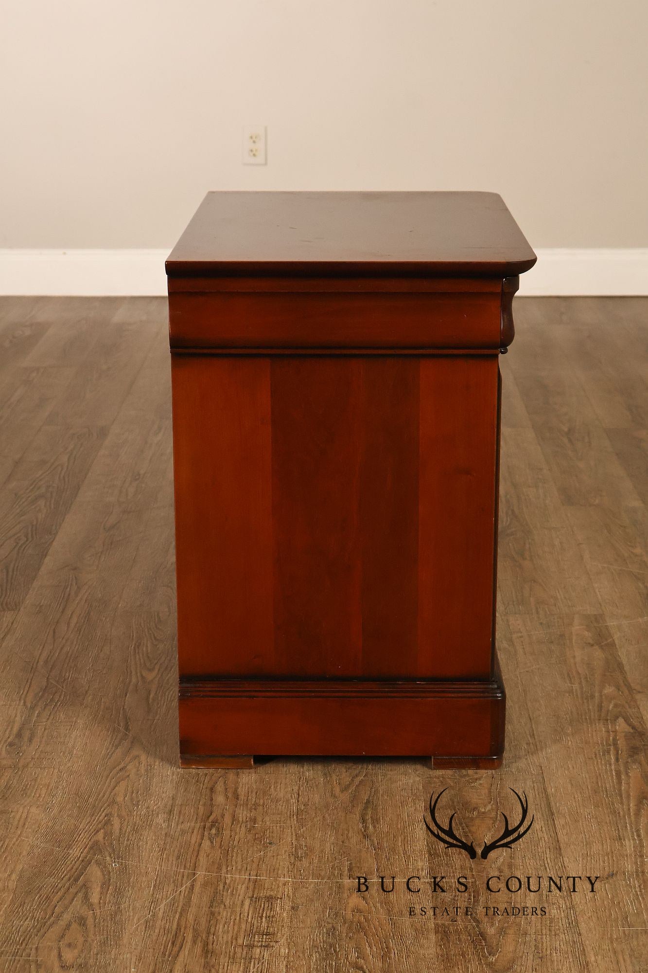 Grange French Louis Philippe Style Cherry Two Door Cabinet Nightstand