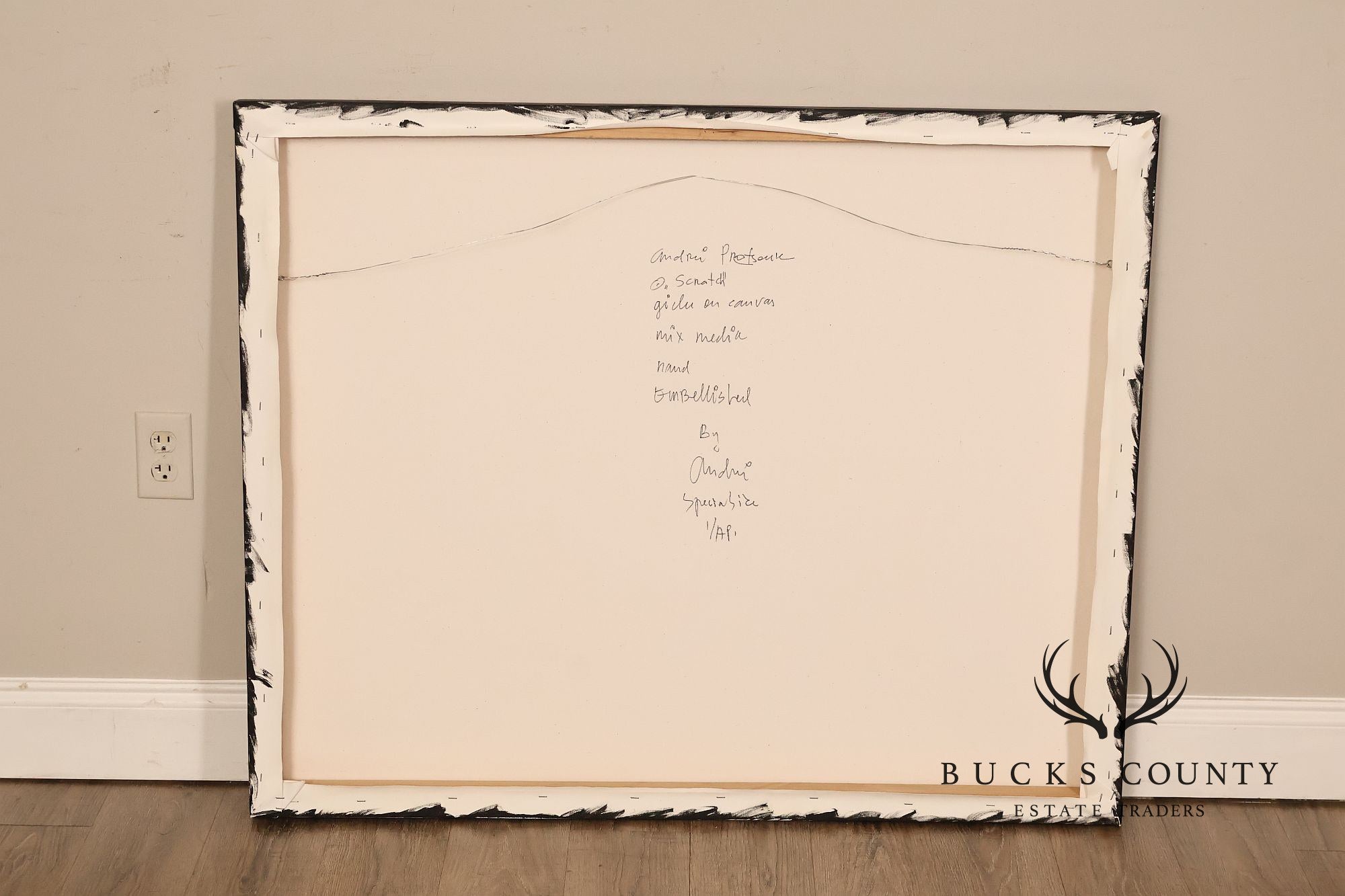 Andrei Protsouk Hand-Embellished Artist Proof Print, 'Scratch'