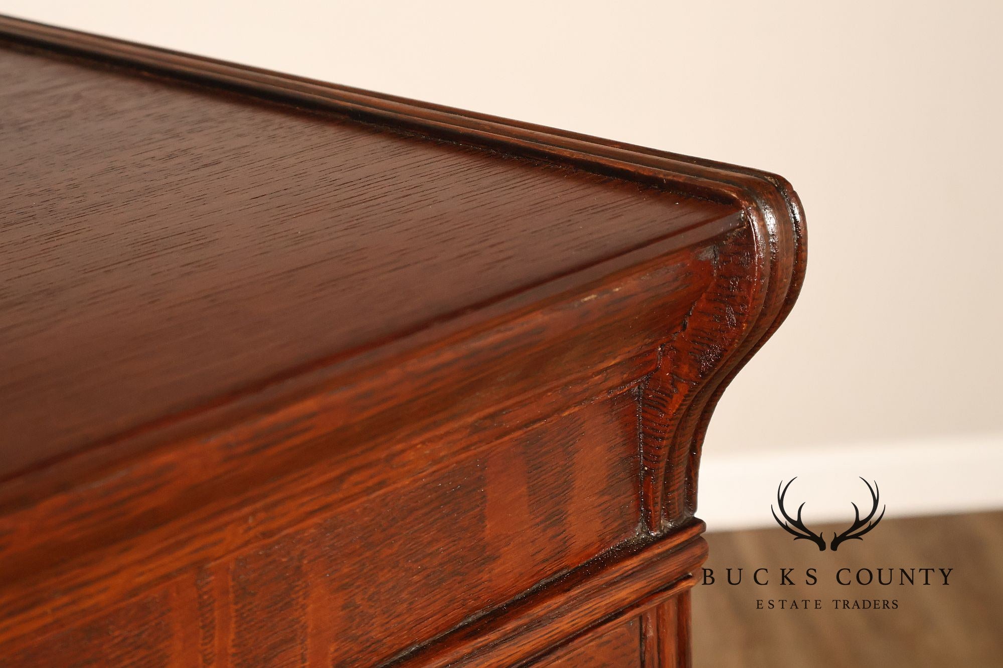 Yawman & Erbe Antique Oak Multi-Drawer File Cabinet