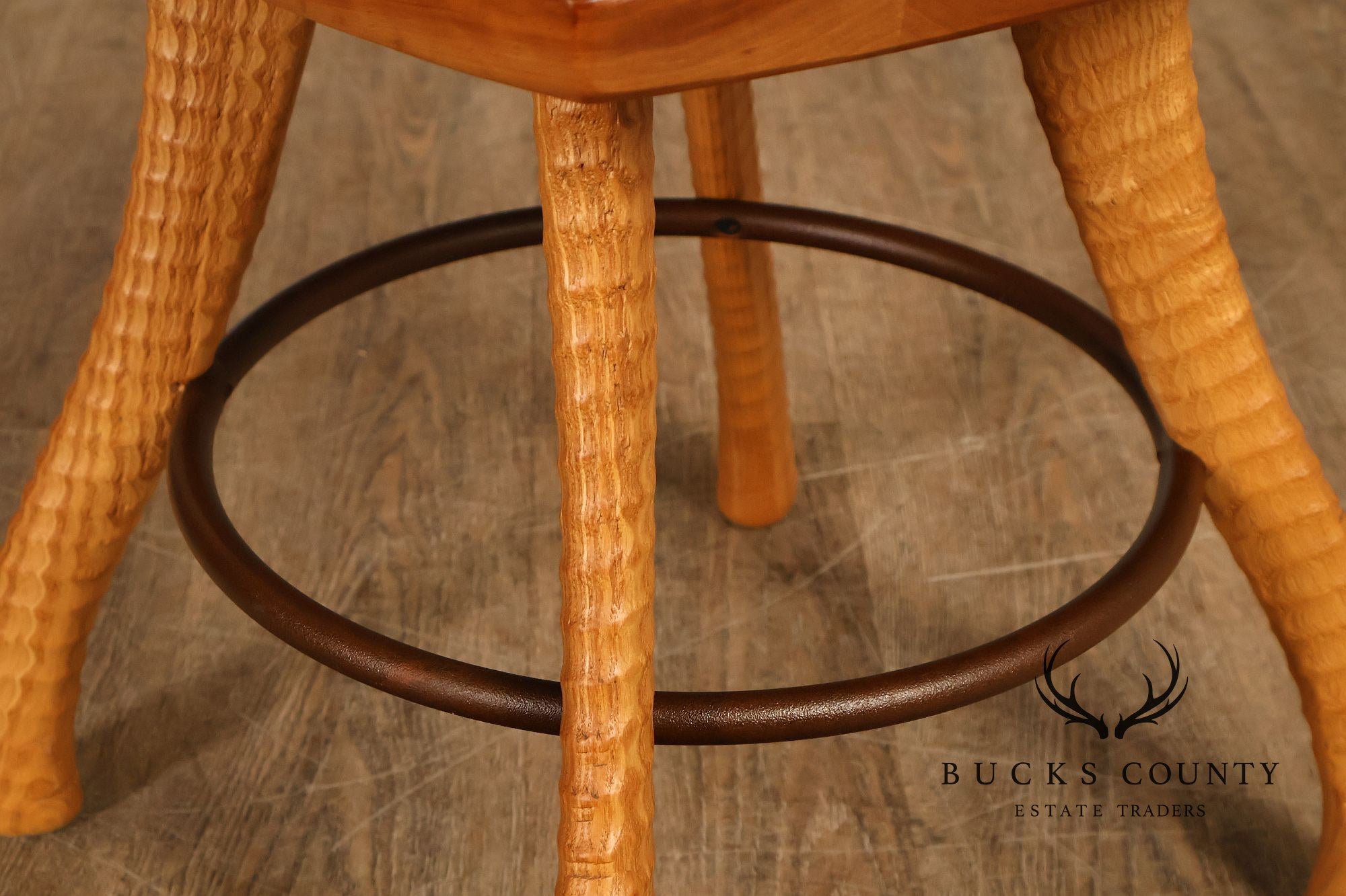 Bradford Woodworking Pair of Pitchfork Side Chairs