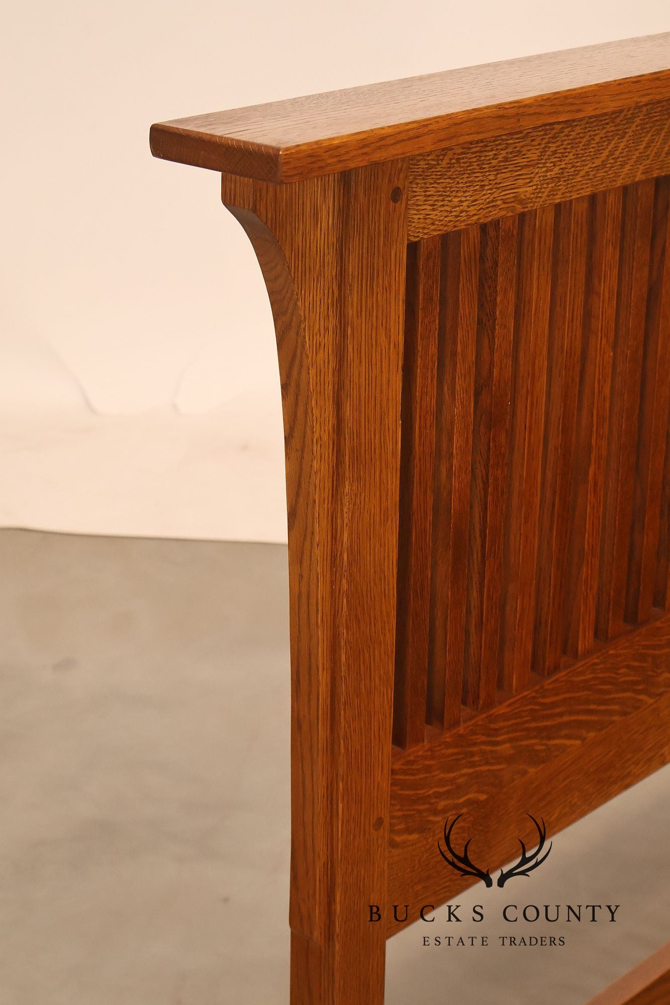 Stickley Mission Collection Oak Spindle Full Size Bed