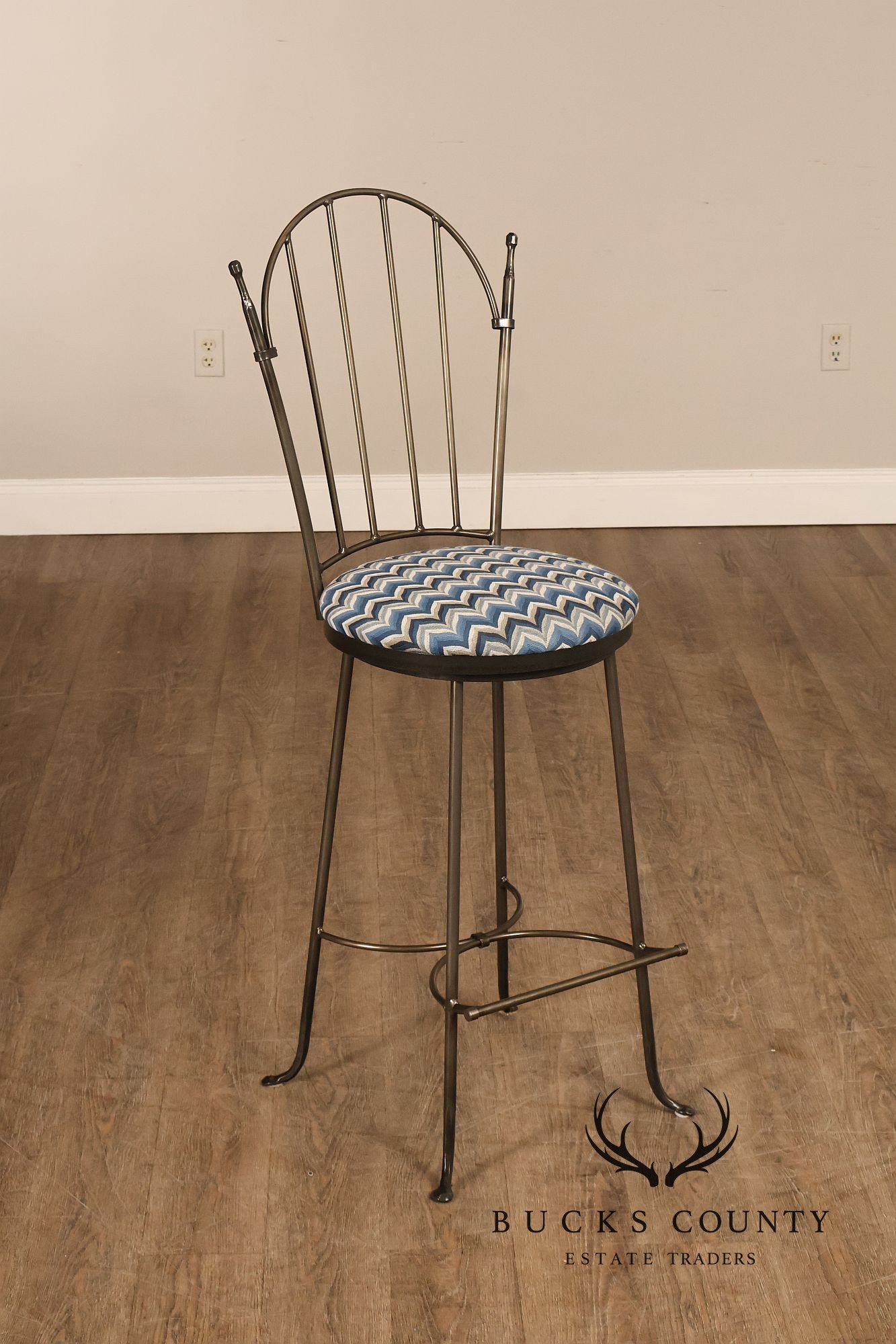 Charleston Forge Set of Three Swivel Bar Stools