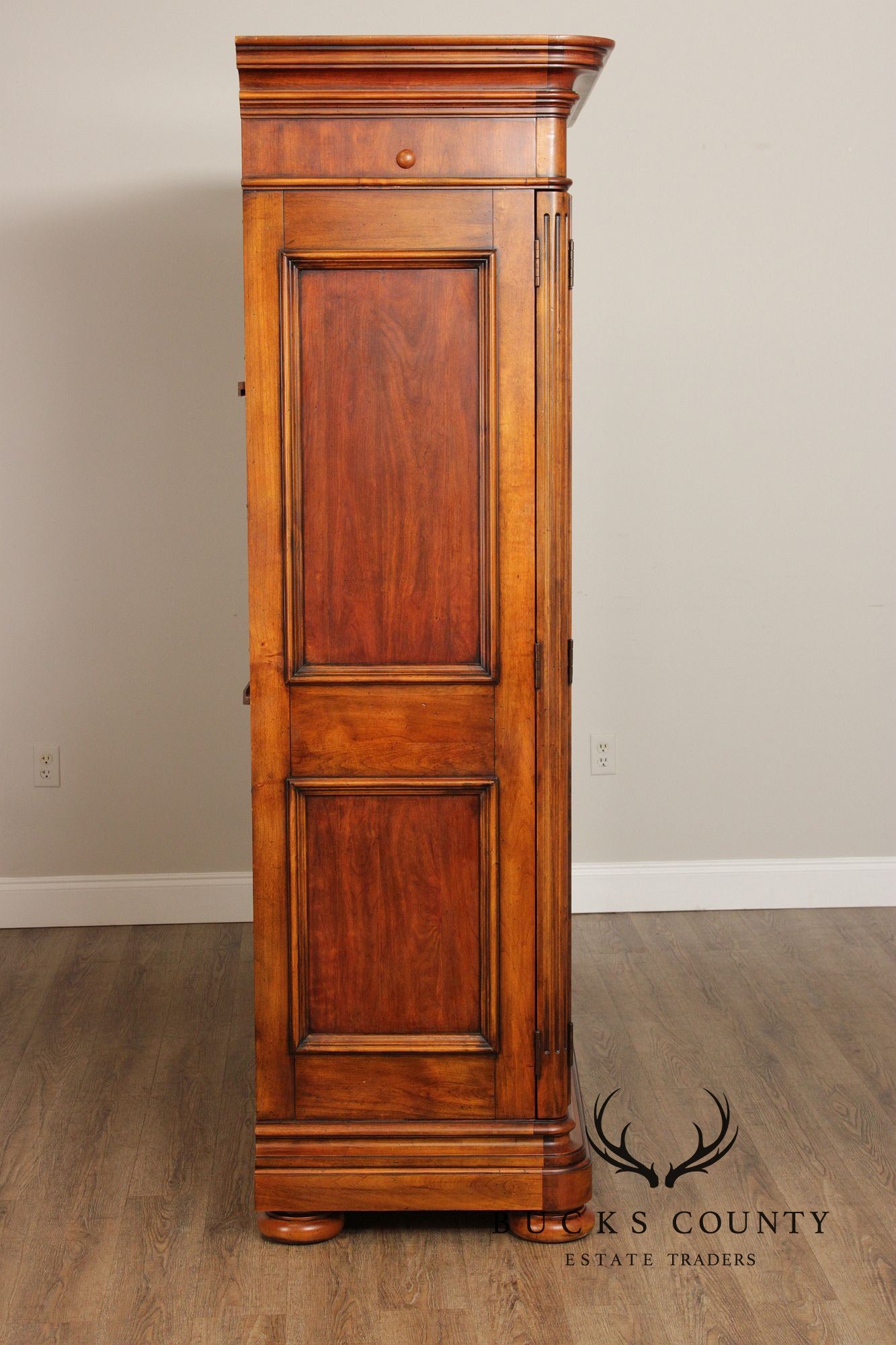 Ethan Allen 'Tuscany' Carved Two Door Armoire