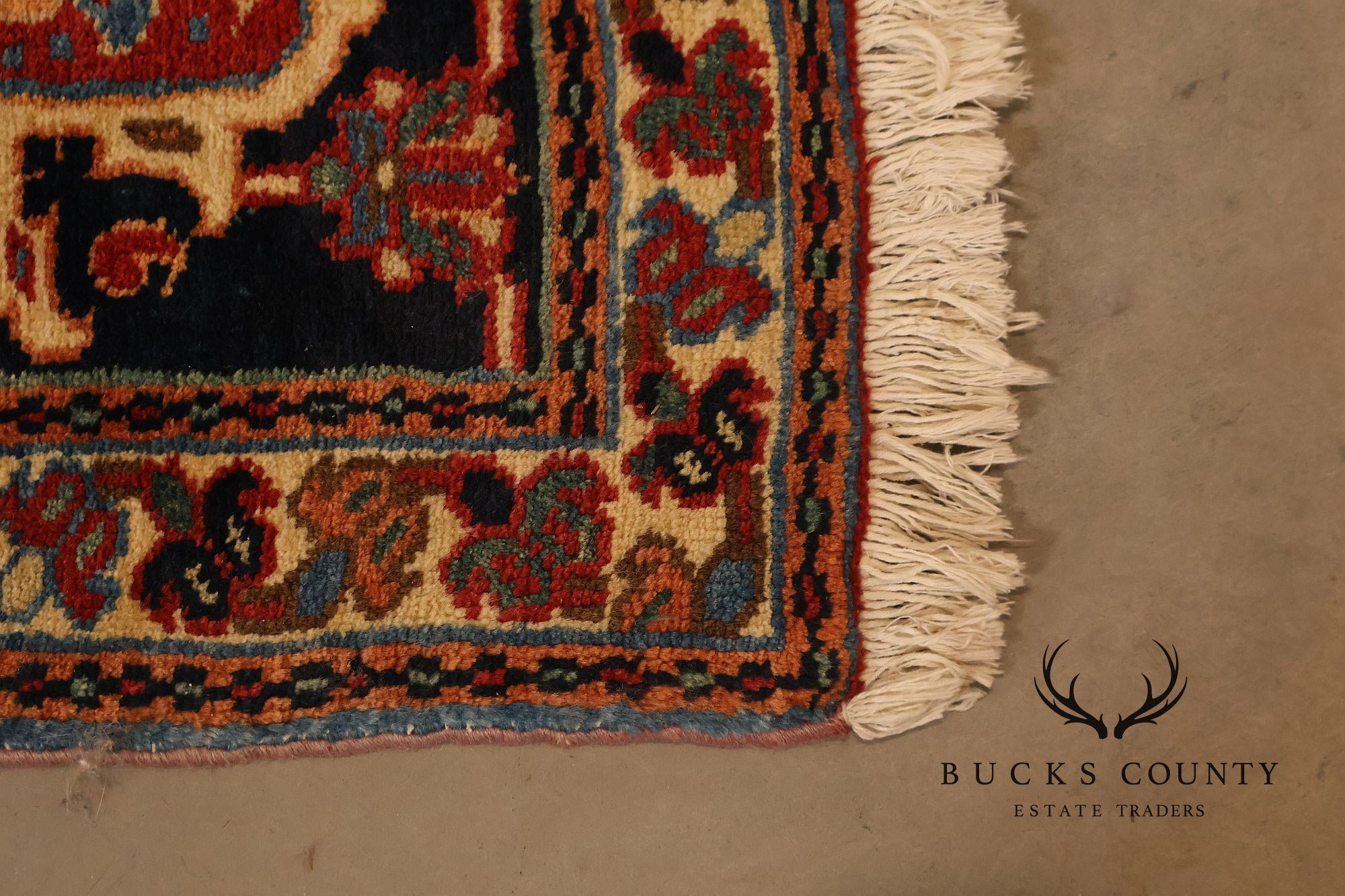 Persian Heriz Hand Knotted Wool Room Size Rug 9' x 13'