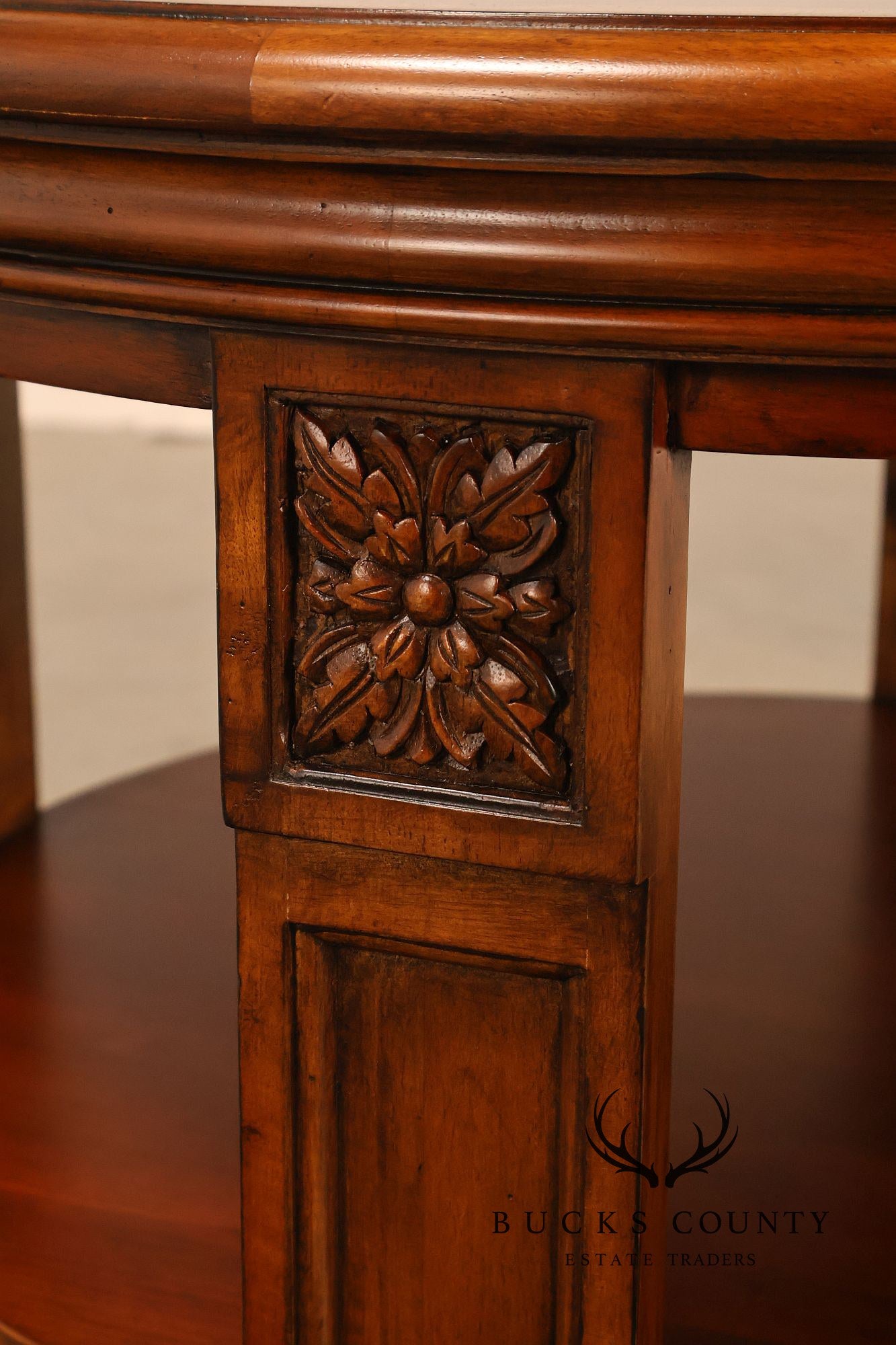 Ethan Allen Townhouse Collection Round Library Side Table