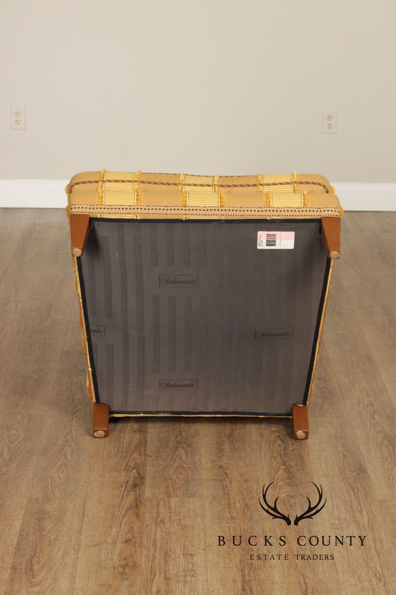 Greg Jordan Custom Scalamandre Upholstered Wingback Chair