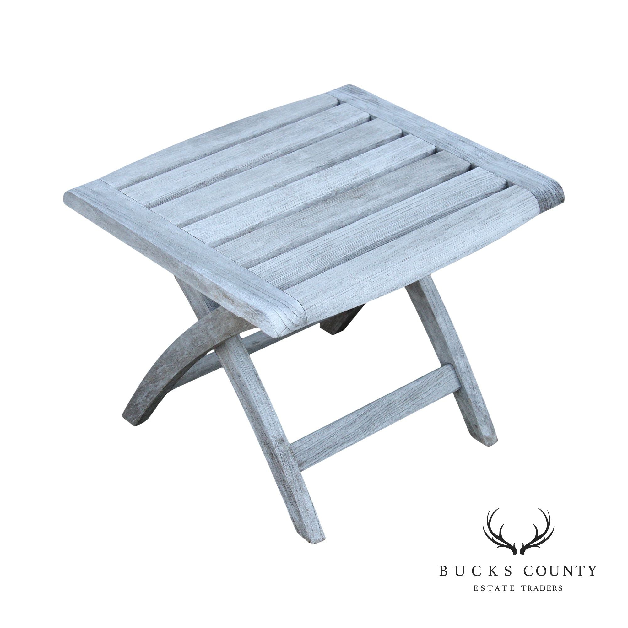 Kingsley-Bate Outdoor Patio 'St. Tropez' Teak Side Table