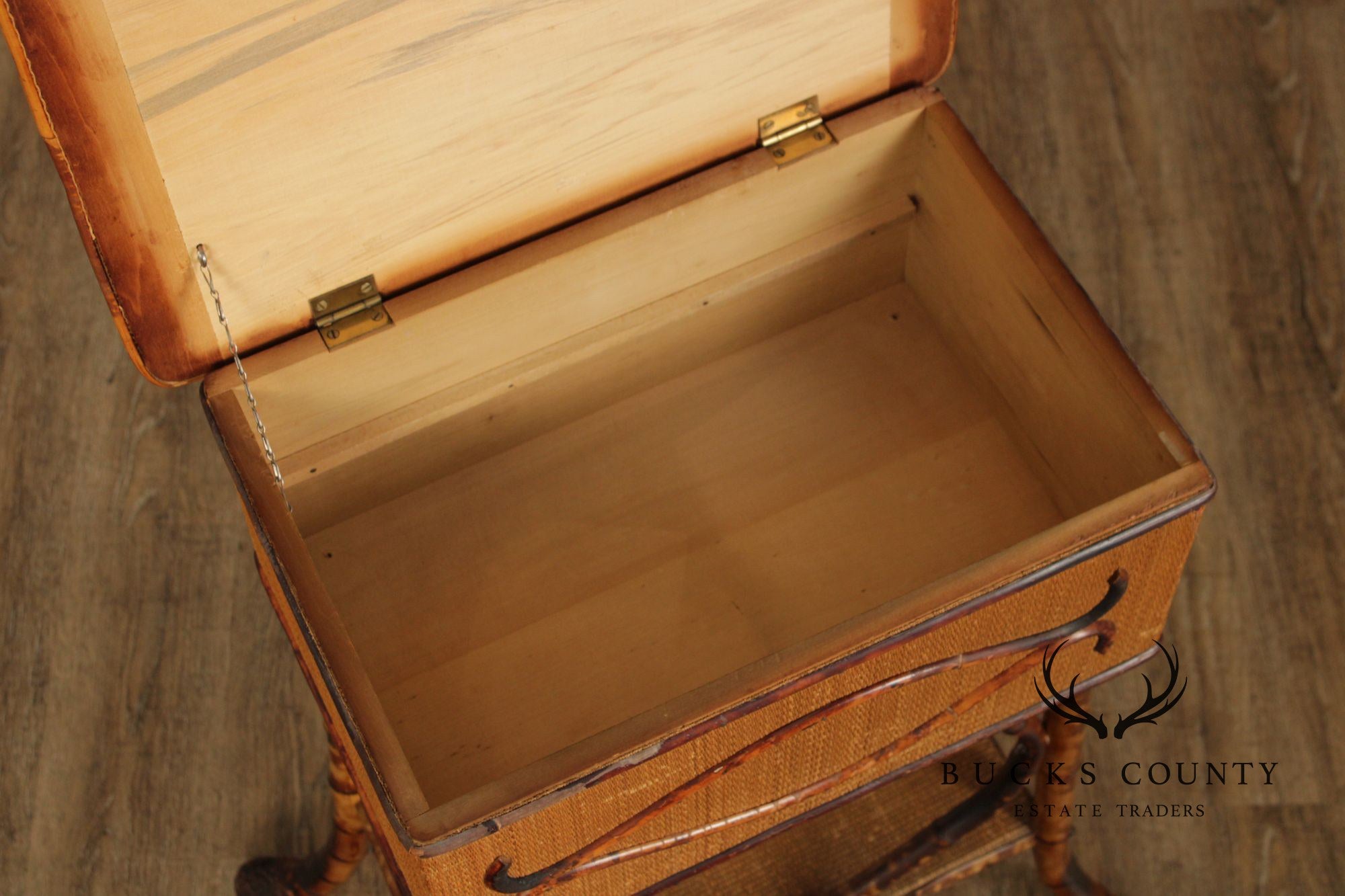 Vintage English Bamboo Sewing Stand