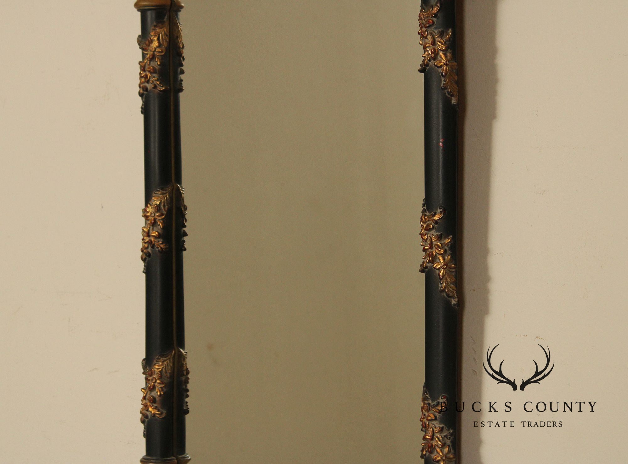 Uttermost Italian Baroque Style Arched Wall Mirror