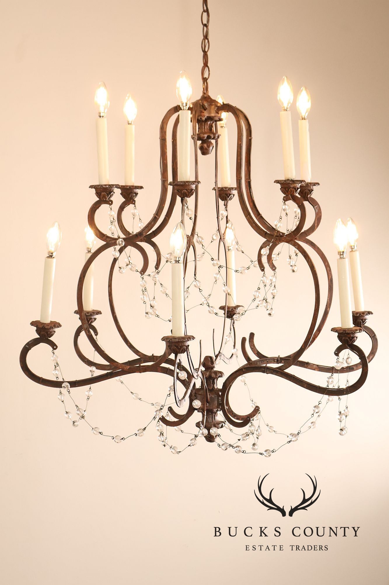Niermann Weeks Avignon Iron Chandelier