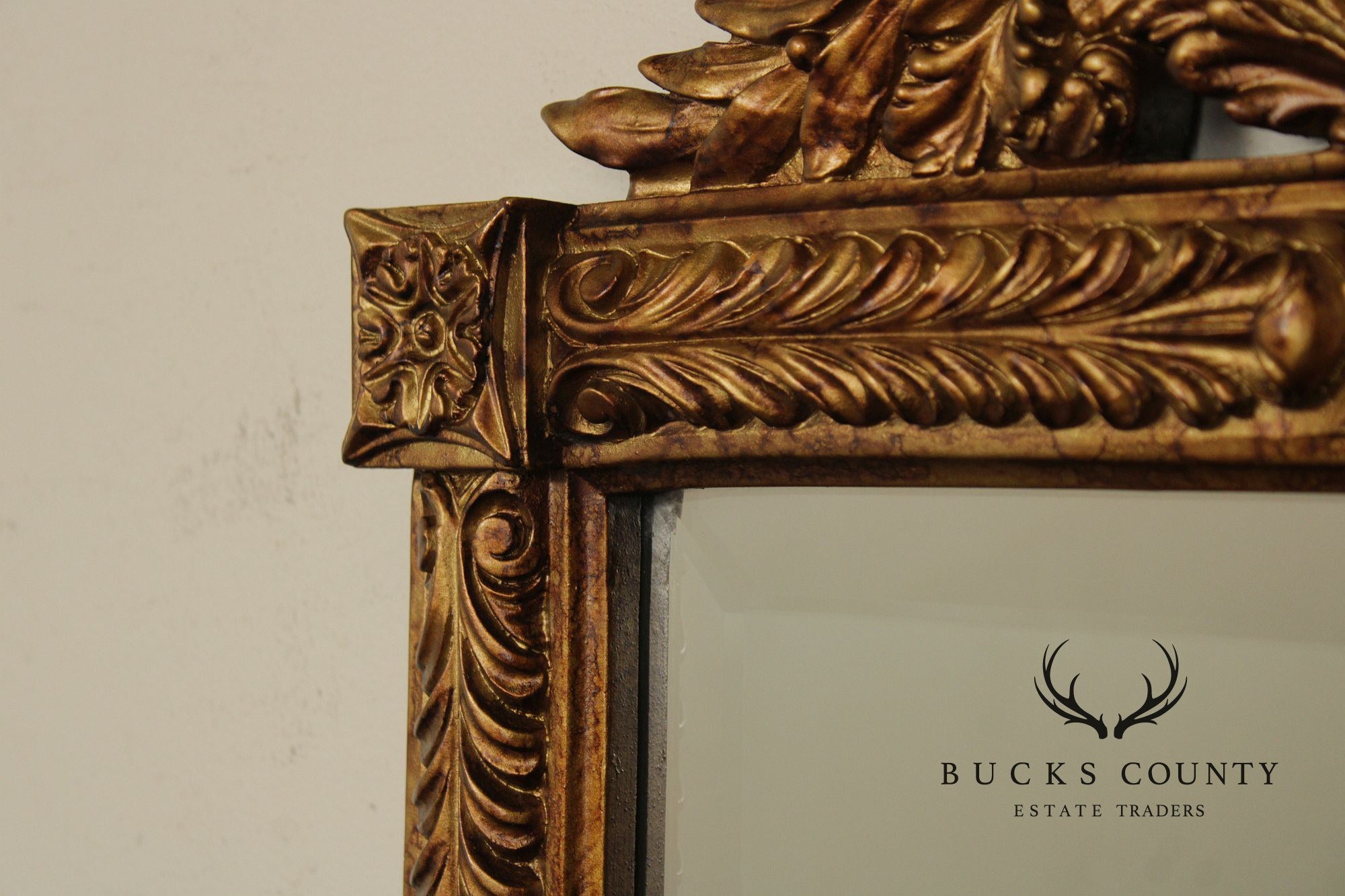 Rococo Style Gilt Carved Wall Mirror